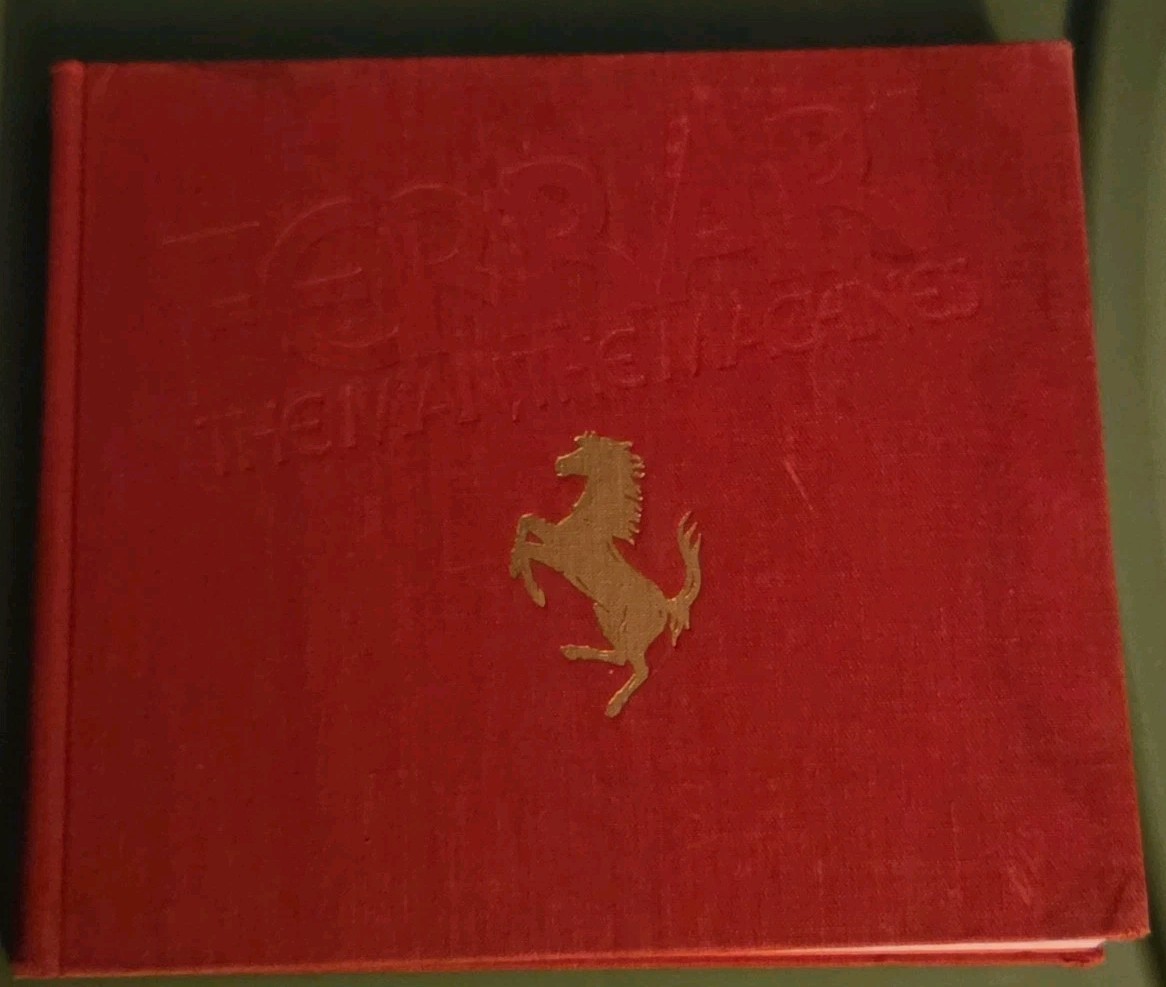 Ferrari: The Man, The Machines Hardcover Book (1975) First Edition