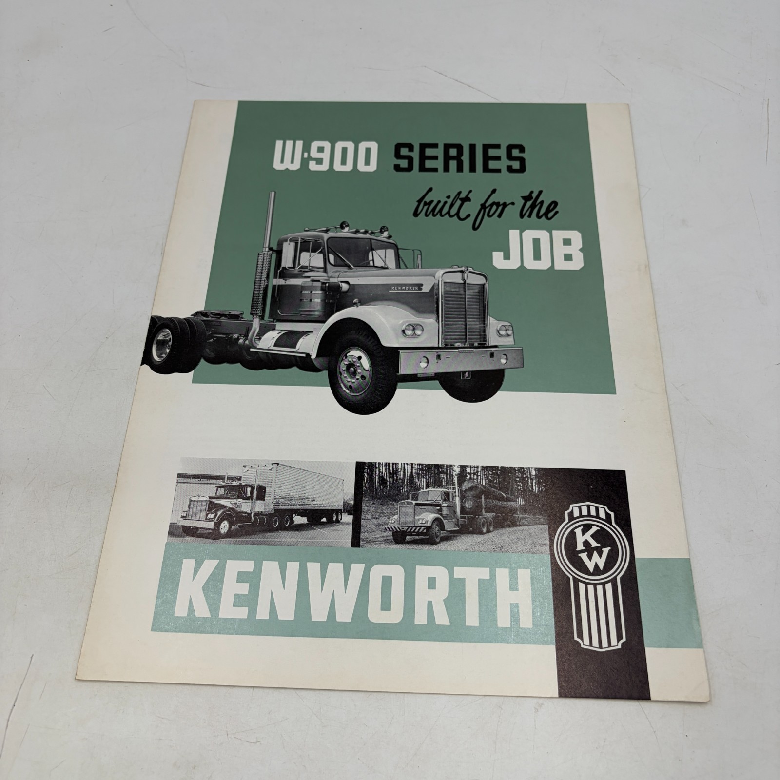 KENWORTH TRUCKS W-900 SERIES SALES BROCHURE  1960’s