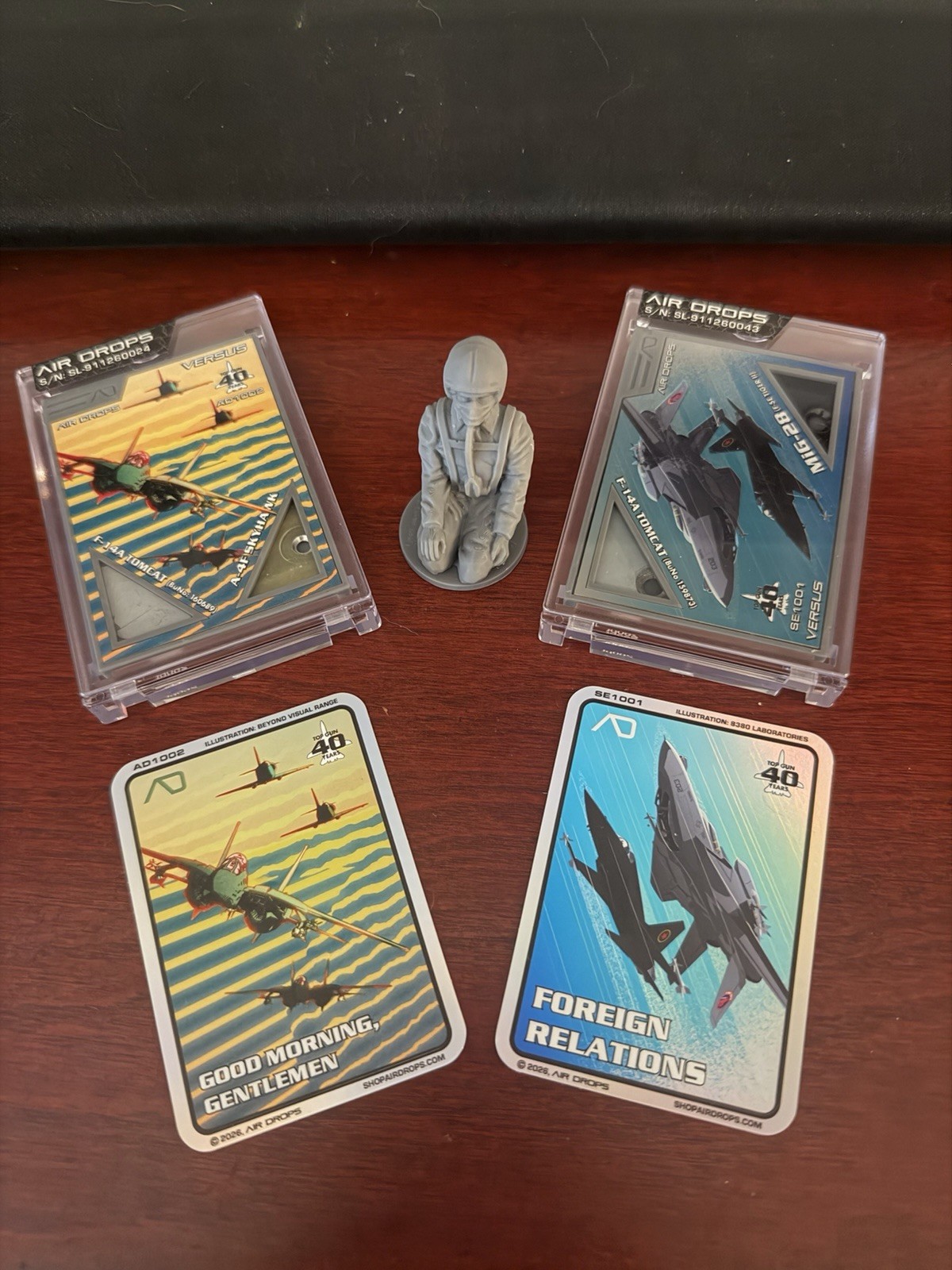 Jet Eyes F-14 Airdrops W/ Stickers And Mini Figure Jet Eyes F-14 Airdrops W/ Stickers And Mini Figure