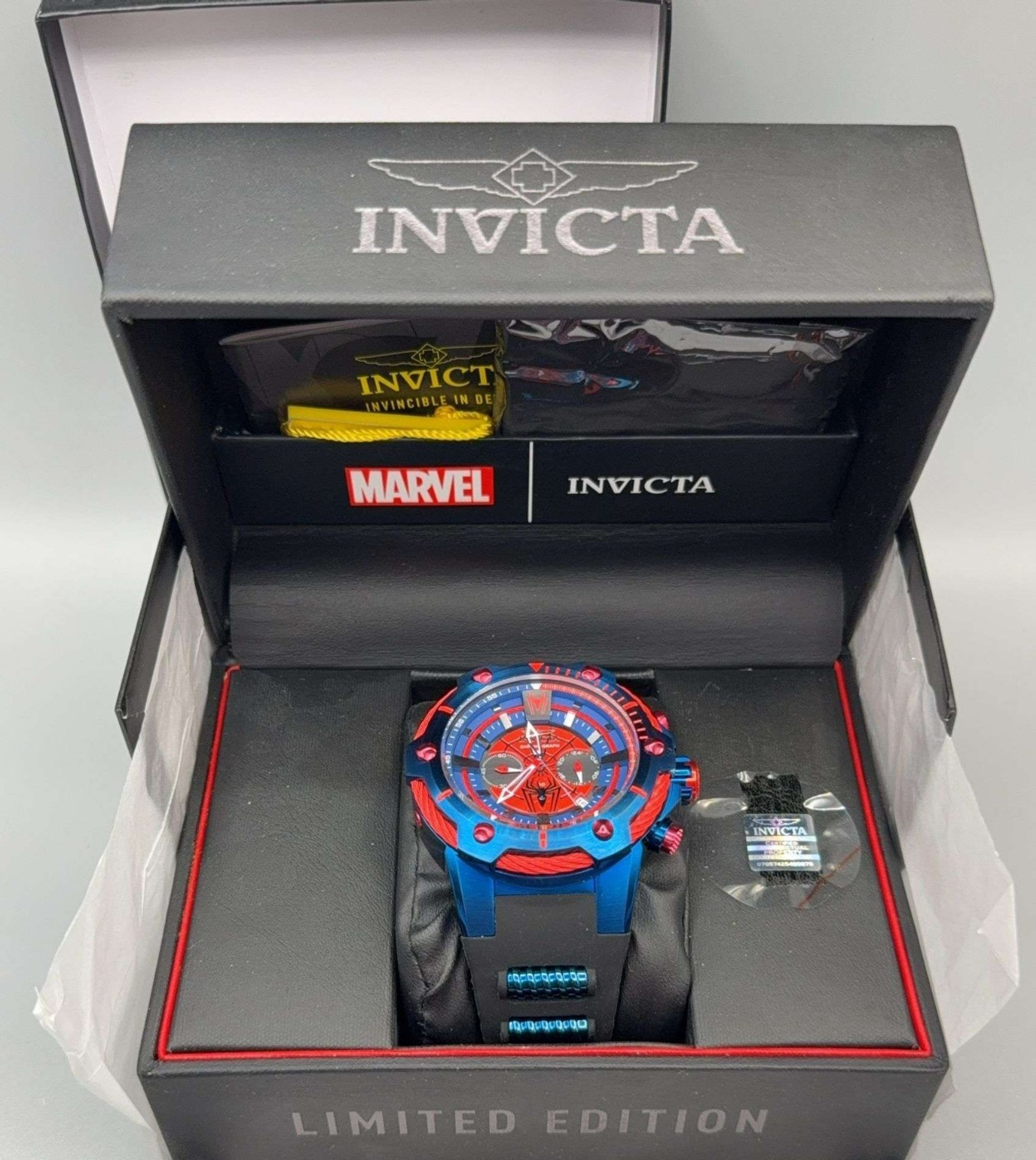 Invicta Marvel Spider-Man Limited Edition Collectors Wristwatch