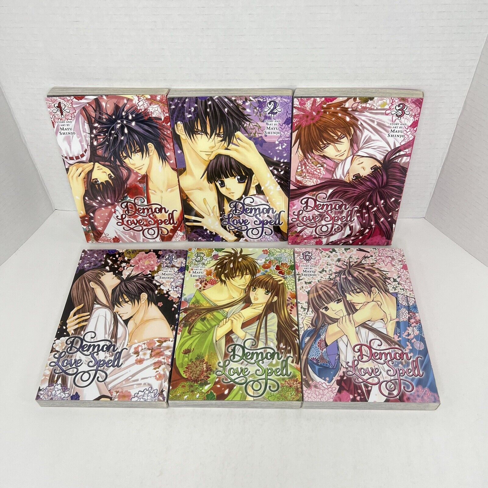 DEMON LOVE SPELL English Manga Vol. 1-6 COMPLETE by Mayo Shinjo; 1st Printings