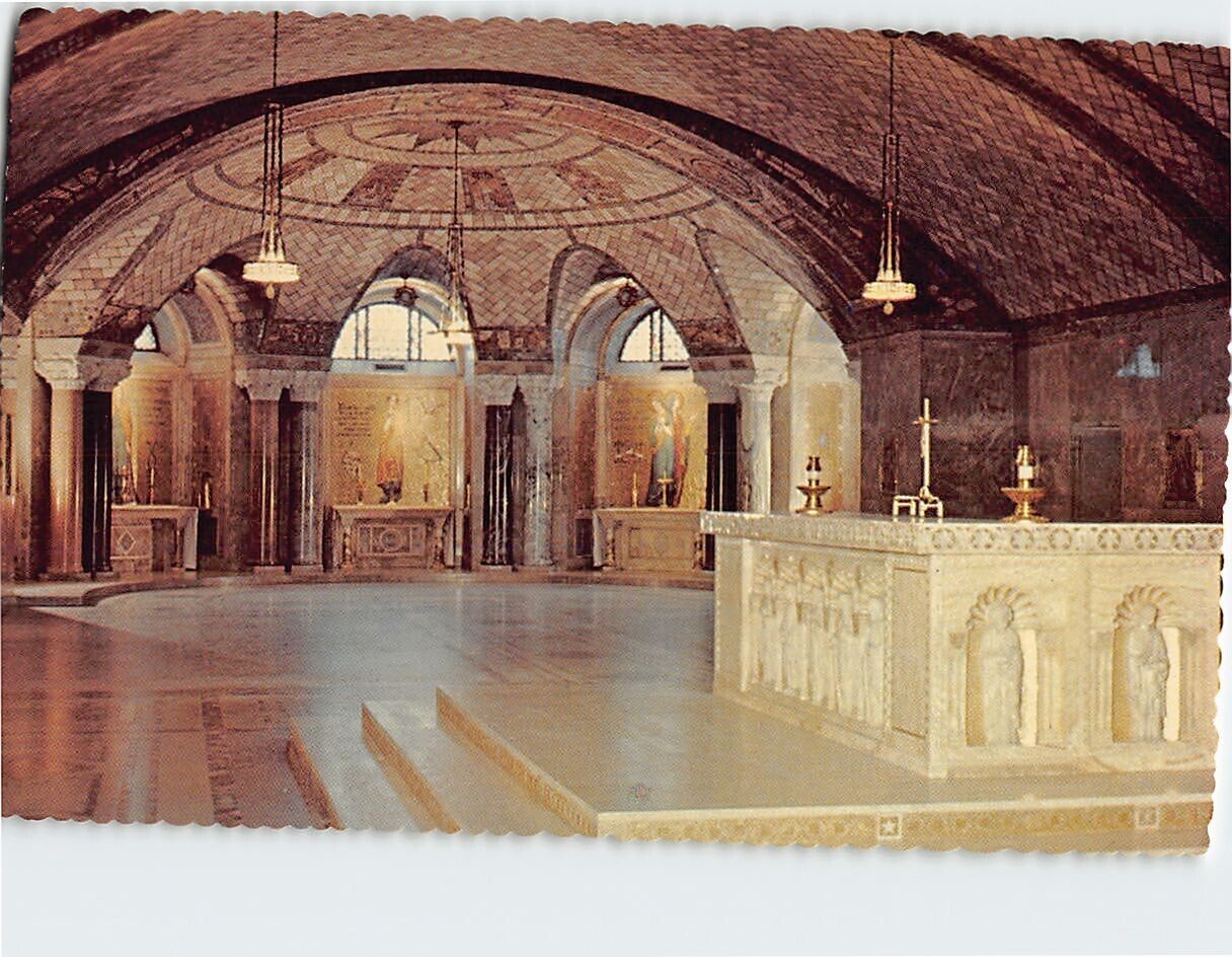 Postcard Mary Altar The National Shrine Of The Immaculate Conception DC USA