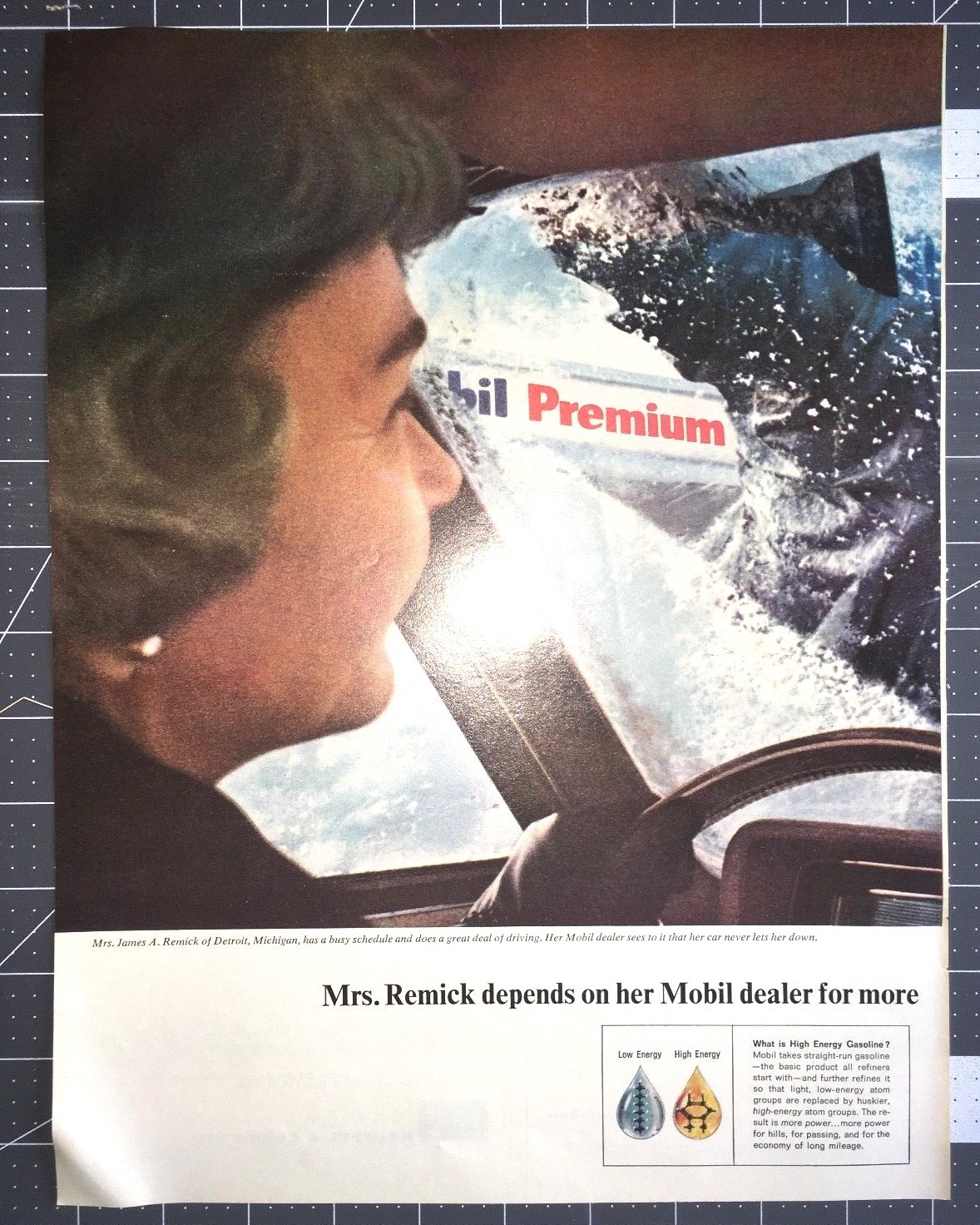 Life Magazine Ad MOBIL GASOLINE