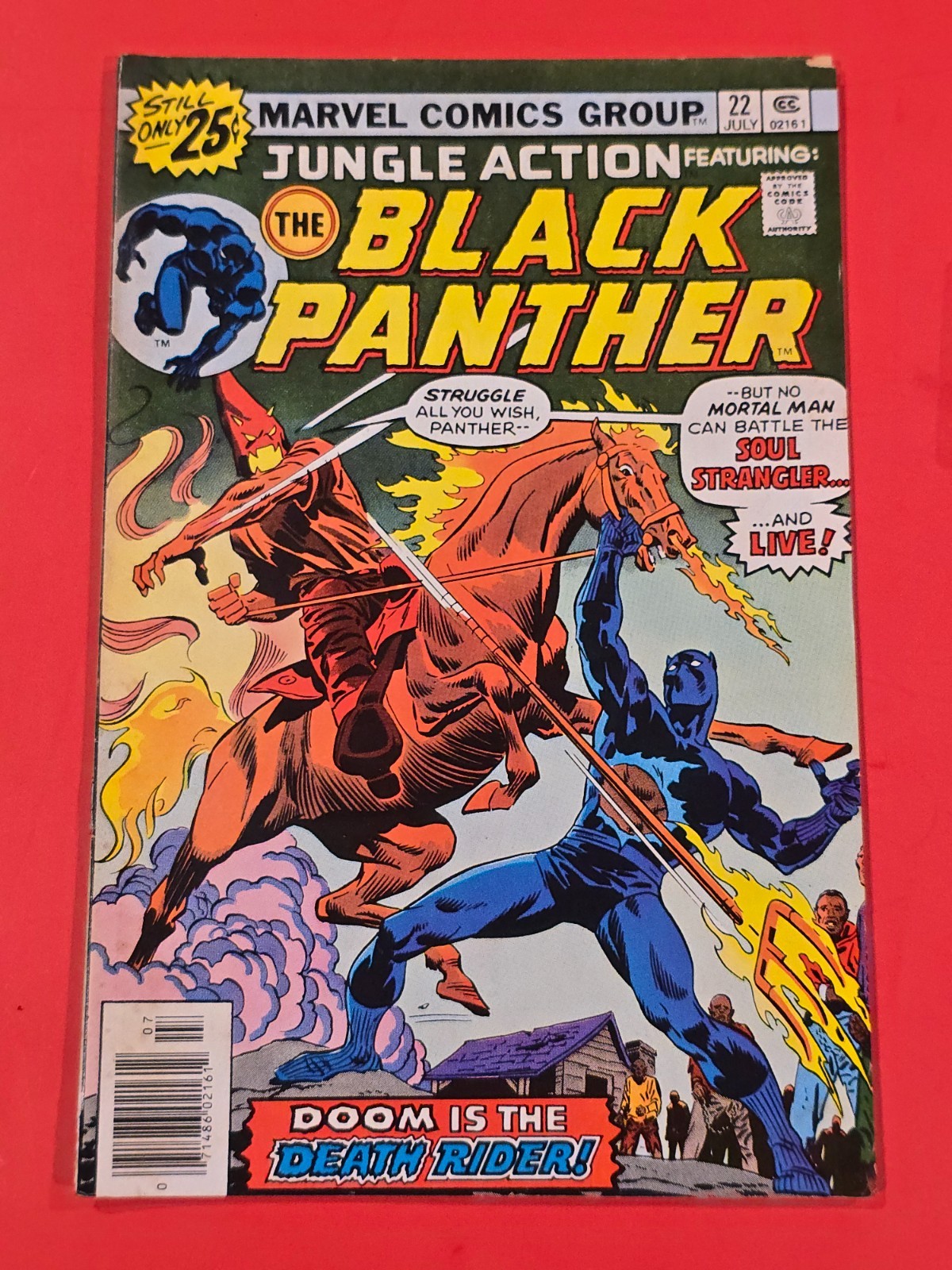 Jungle Action #22 1976 Marvel Black Panther Soul Strangler Rich Buckler