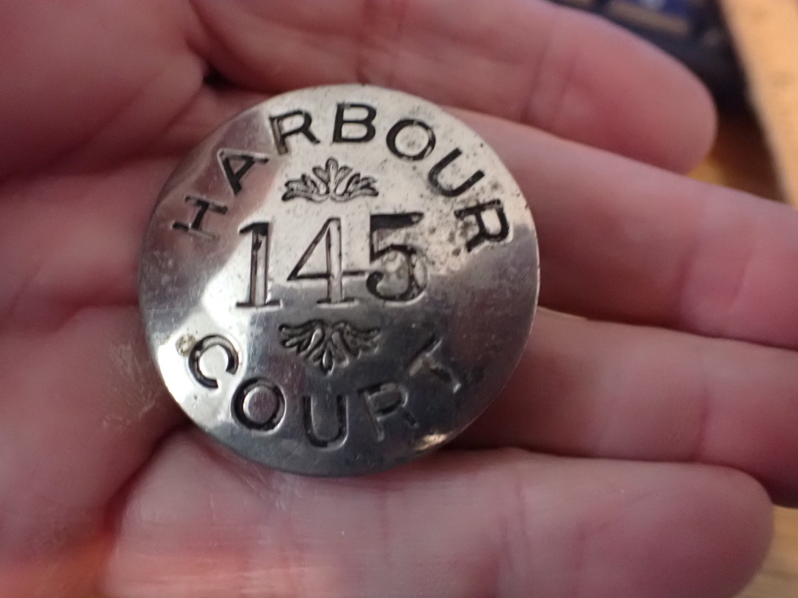 NEW YORK YACHT CLUB NEW PORT RHODE ISLAND  HARBOUR COURT BADGE 1910   Obsolete