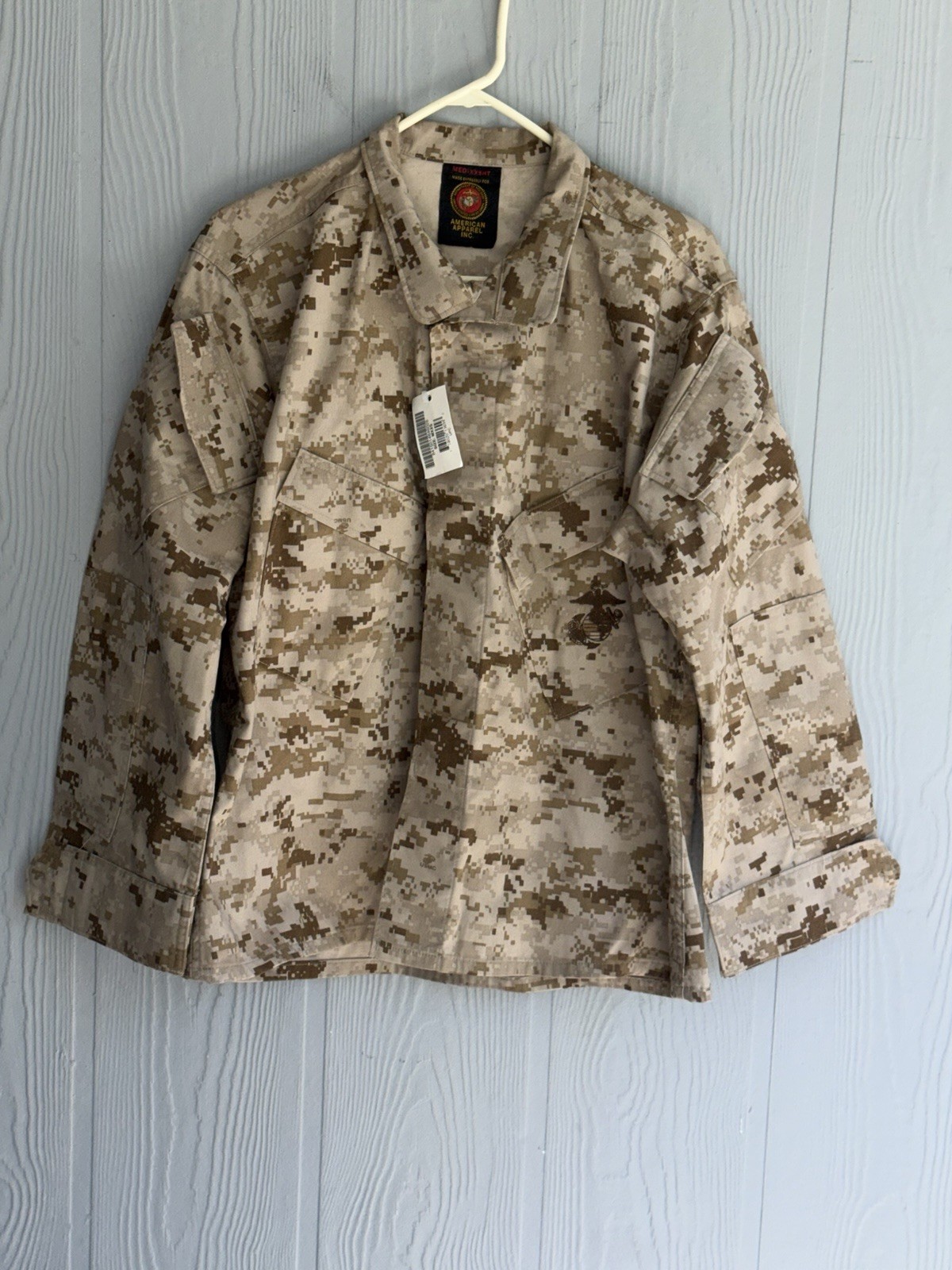 USMC DESERT MARPAT BLOUSE, GI SURPLUS, MED. XX-SHORT, 2004 ISSUE