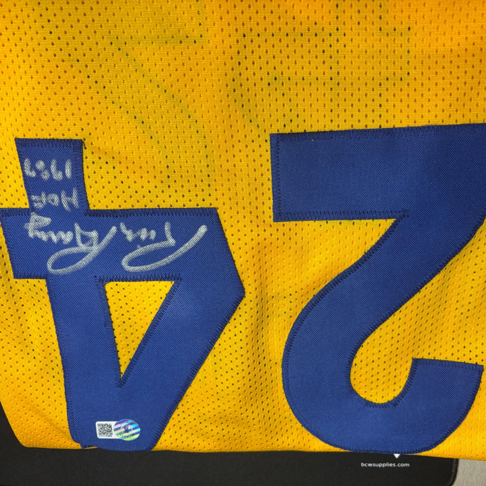 Rick Barry Autographed Custom Basketball Jersey Warriors HOF Beckett COA Auto