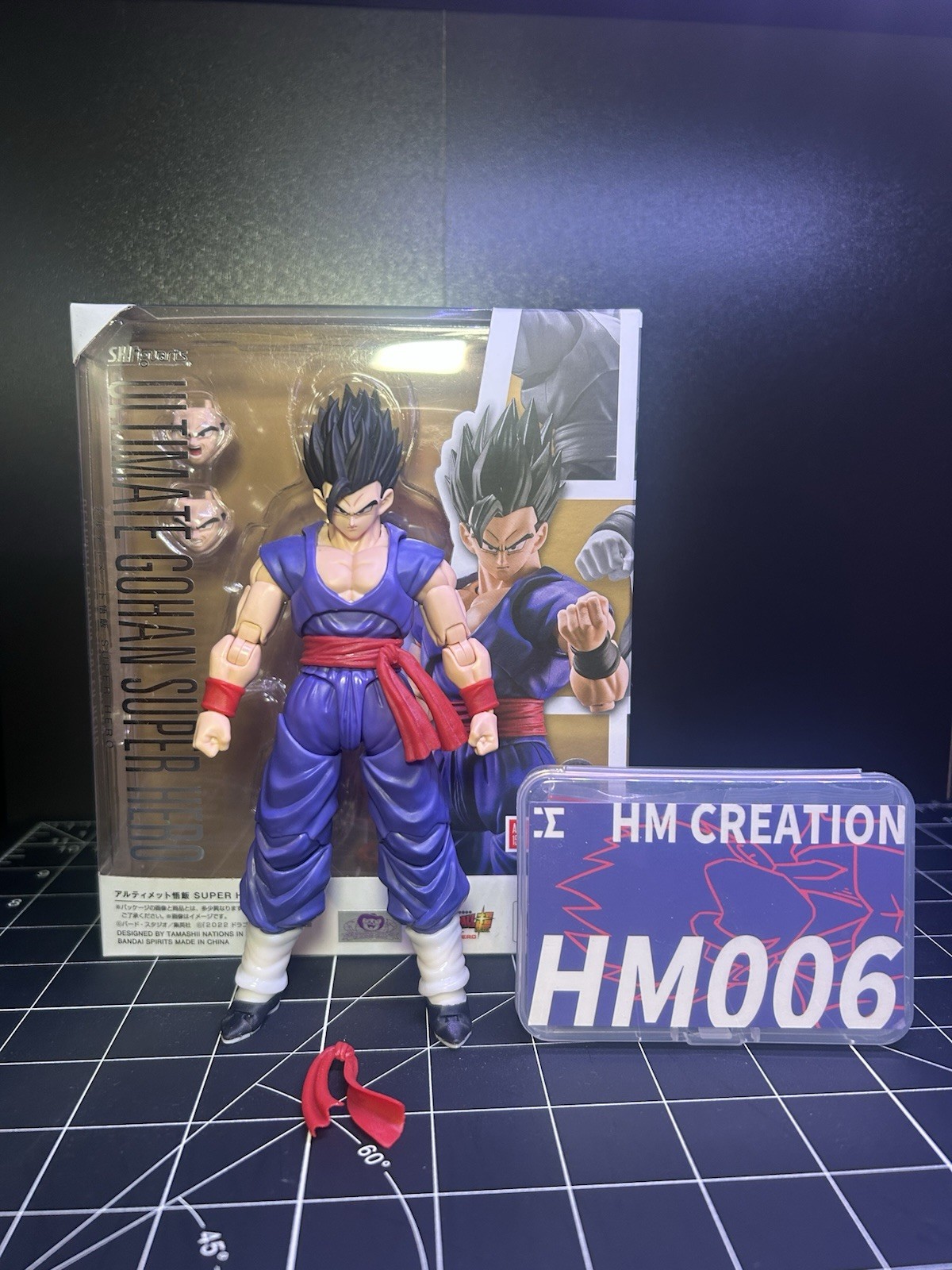 S.H. Figuarts- Custom/Kitbash Gohan+HM006 AIR Studio Headsculpts