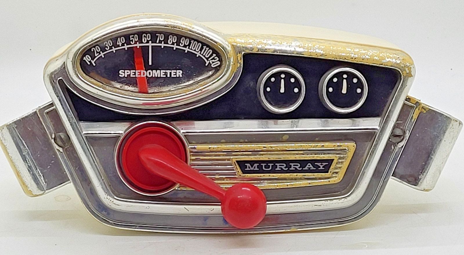 Rare 1960s Murray Bicycle Gauge Set, Lever Controls Light Output, Selling As Is