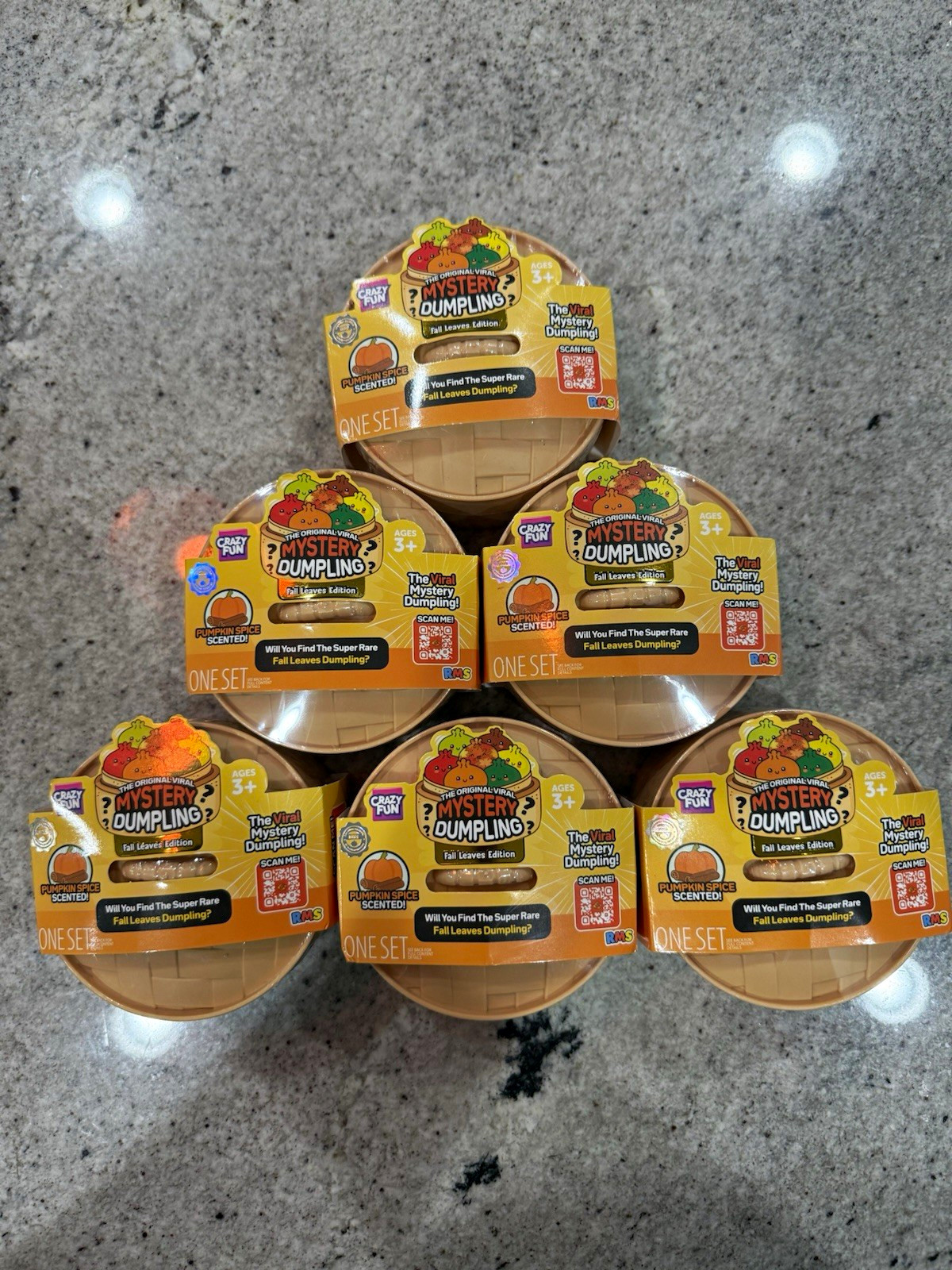 Authentic RMS Mystery Dumpling Fall Leaves Edition Scented Blind Pack - Lot of 6