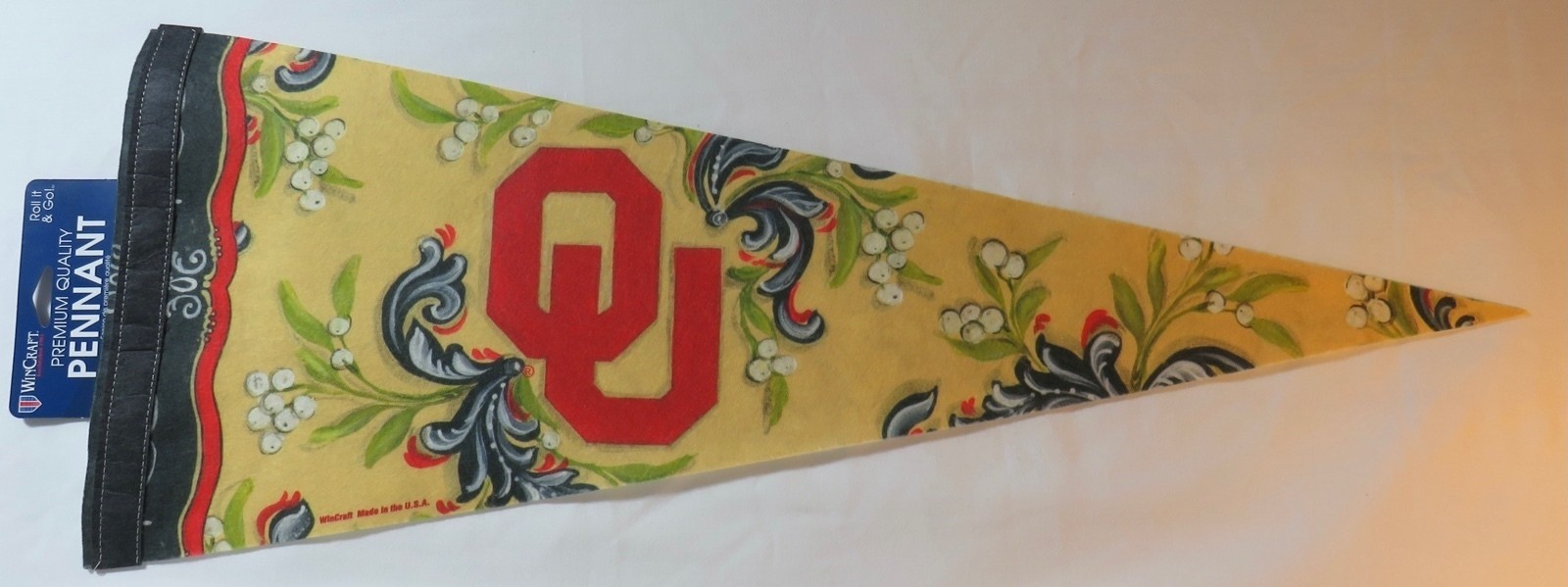 University of Oklahoma Sooners NCAA Floral Design Premium Pennant