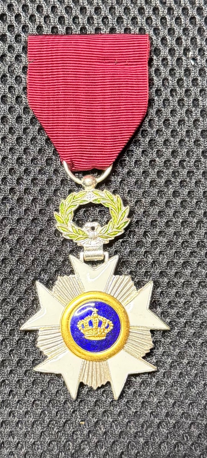 BELGIUM Kroonorde/Ordre de la Couronne Belgian Order of the Crown  Knight Cross