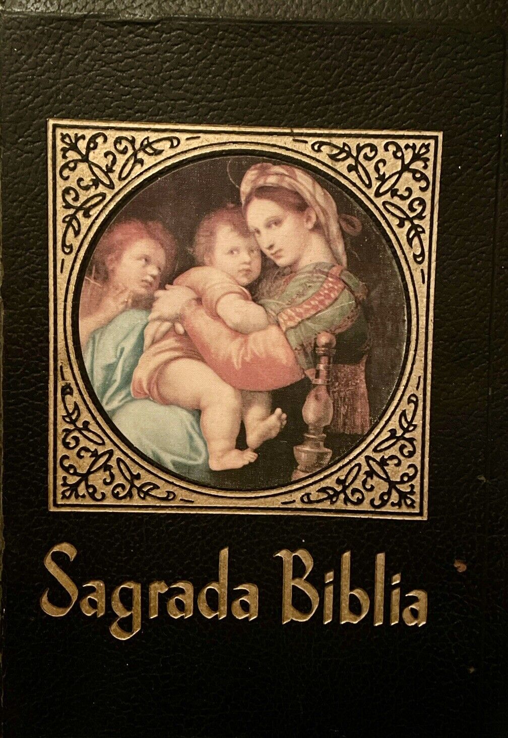 Sagrada Biblia Spanish Catholic Leather Bible Straubinger Textos Primitivos 1970