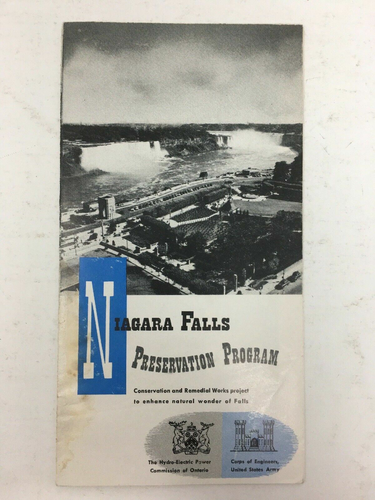 Vintage Niagara Falls Preservation Program Brochure Ontario Canada