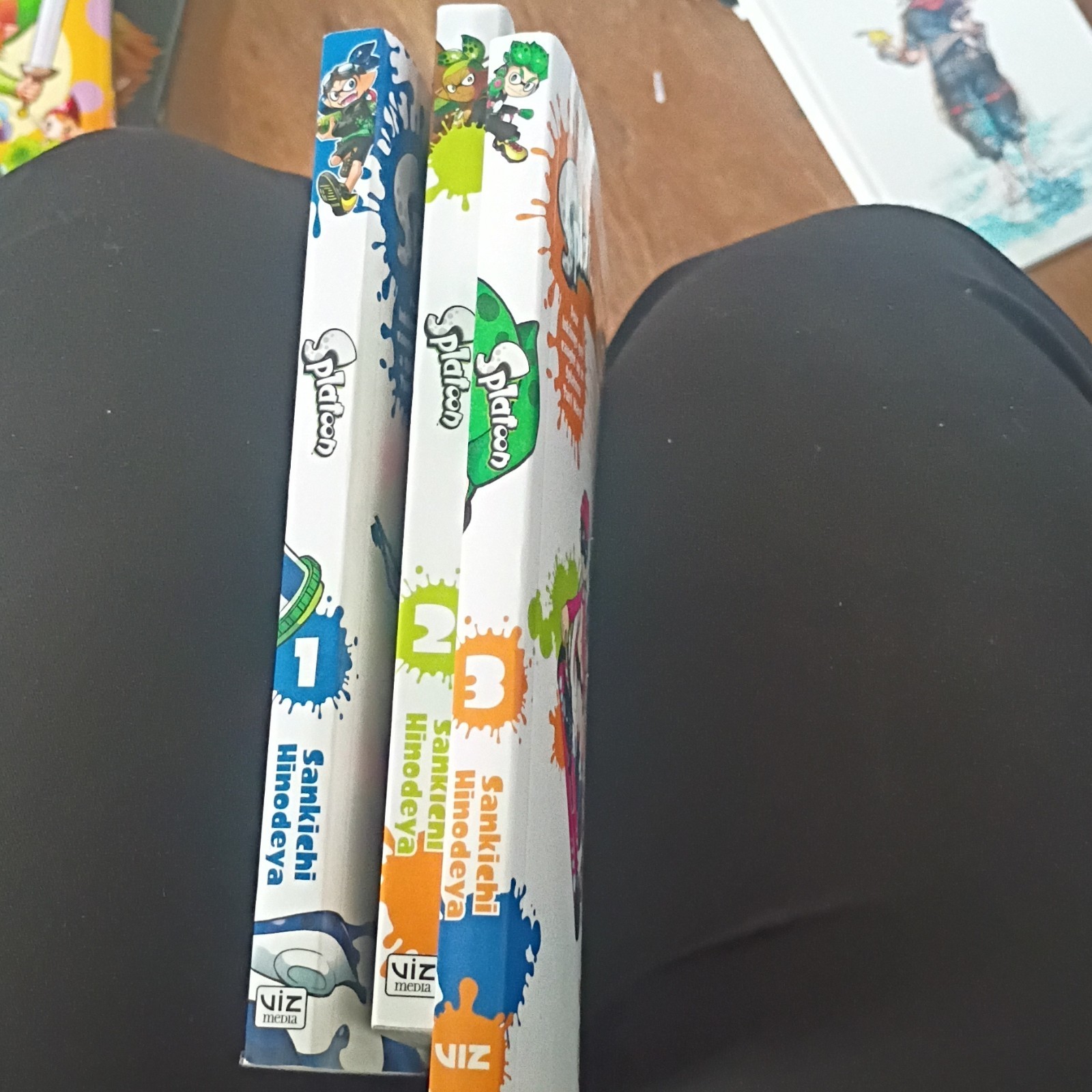 VIZ Media Splatoon Manga Vol. 1-3 Softcover English by Hinodeya Cover Art