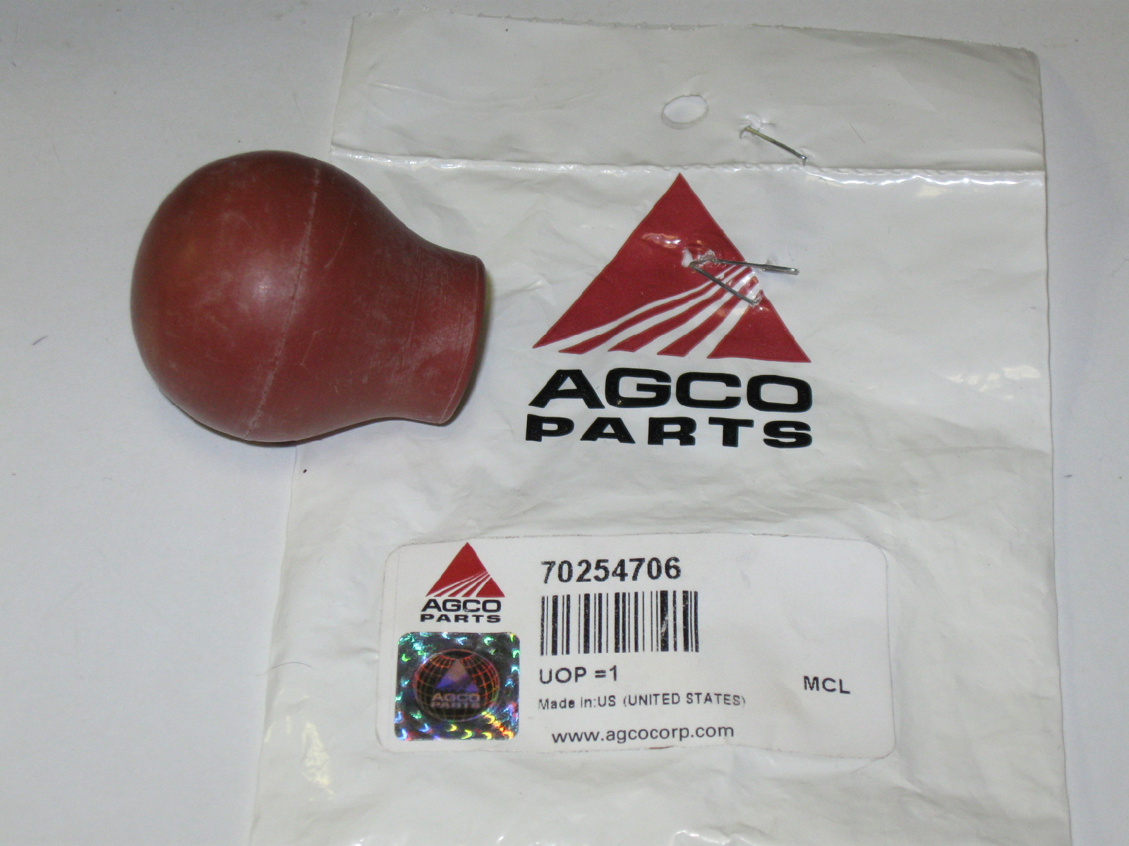 GENUINE Allis Chalmers Throttle Lever Knob RED 70254706 185 180 175 170 160 OEM