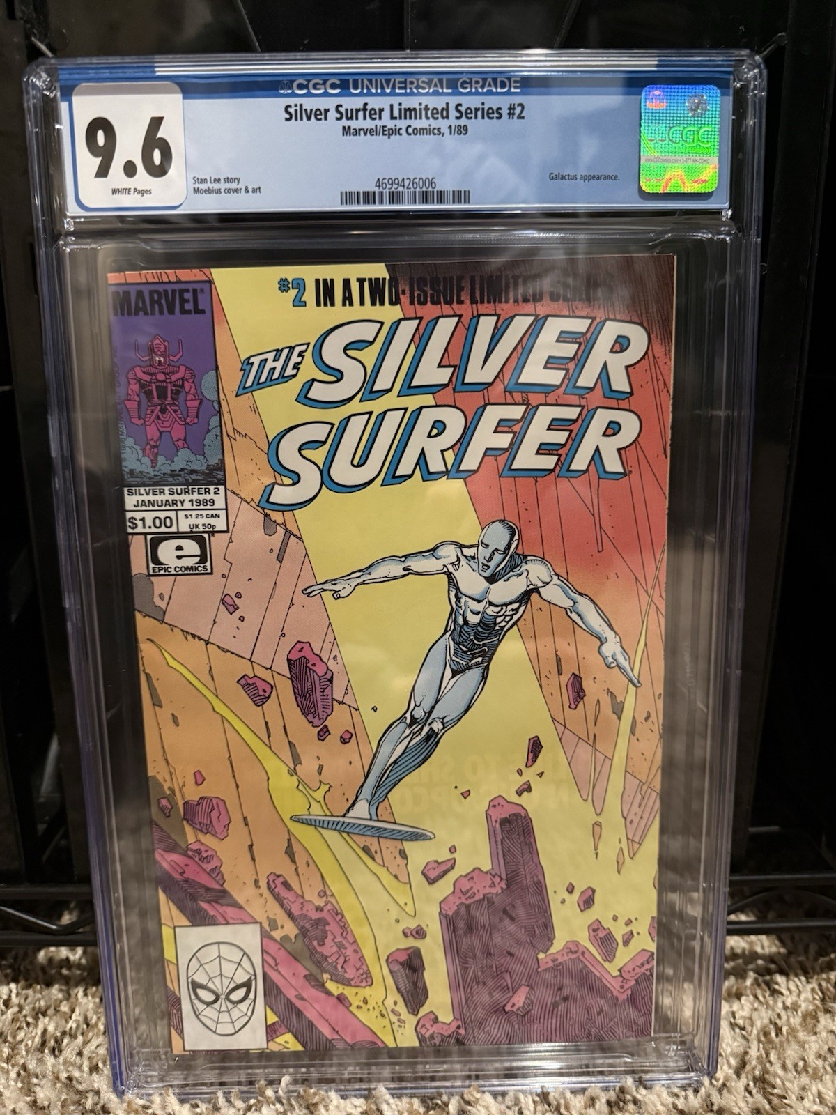 Silver Surfer Limited Series #2 CGC 9.6