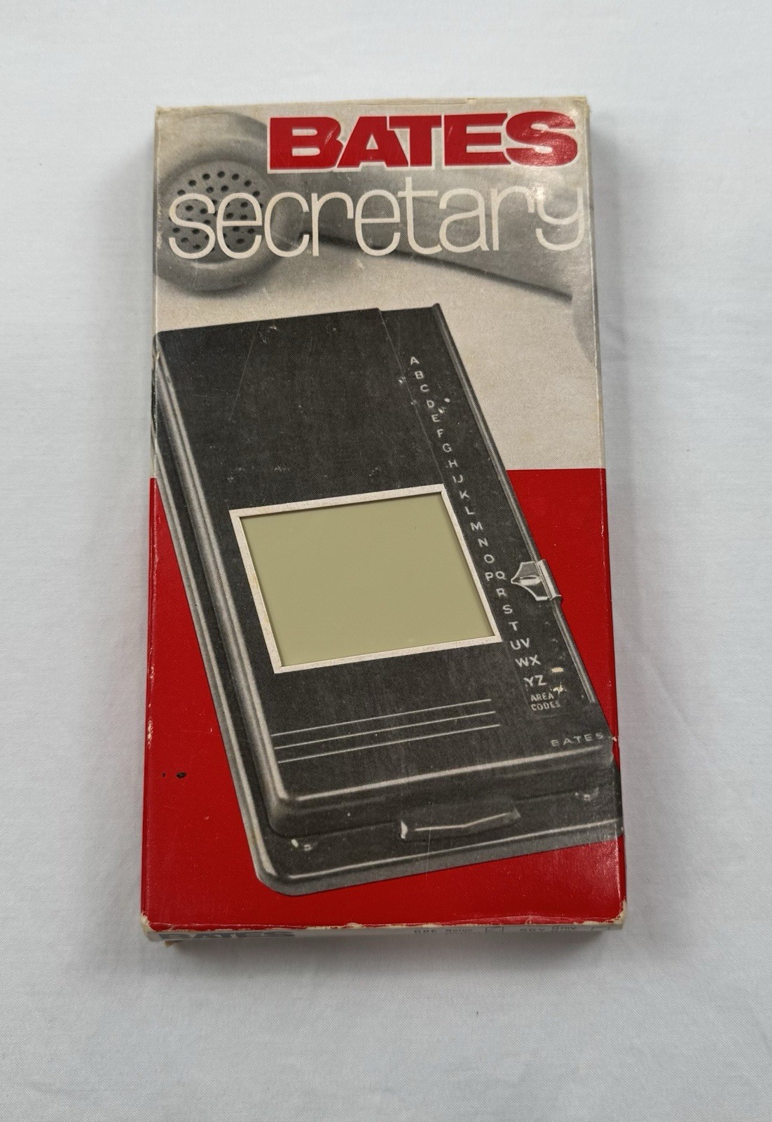 Vtg Bates Secretary Model G Telephone Index in Original Box Working Blank Pages Vtg Bates Secretary Model G Telephone Index in Original Box Working Blank Pages