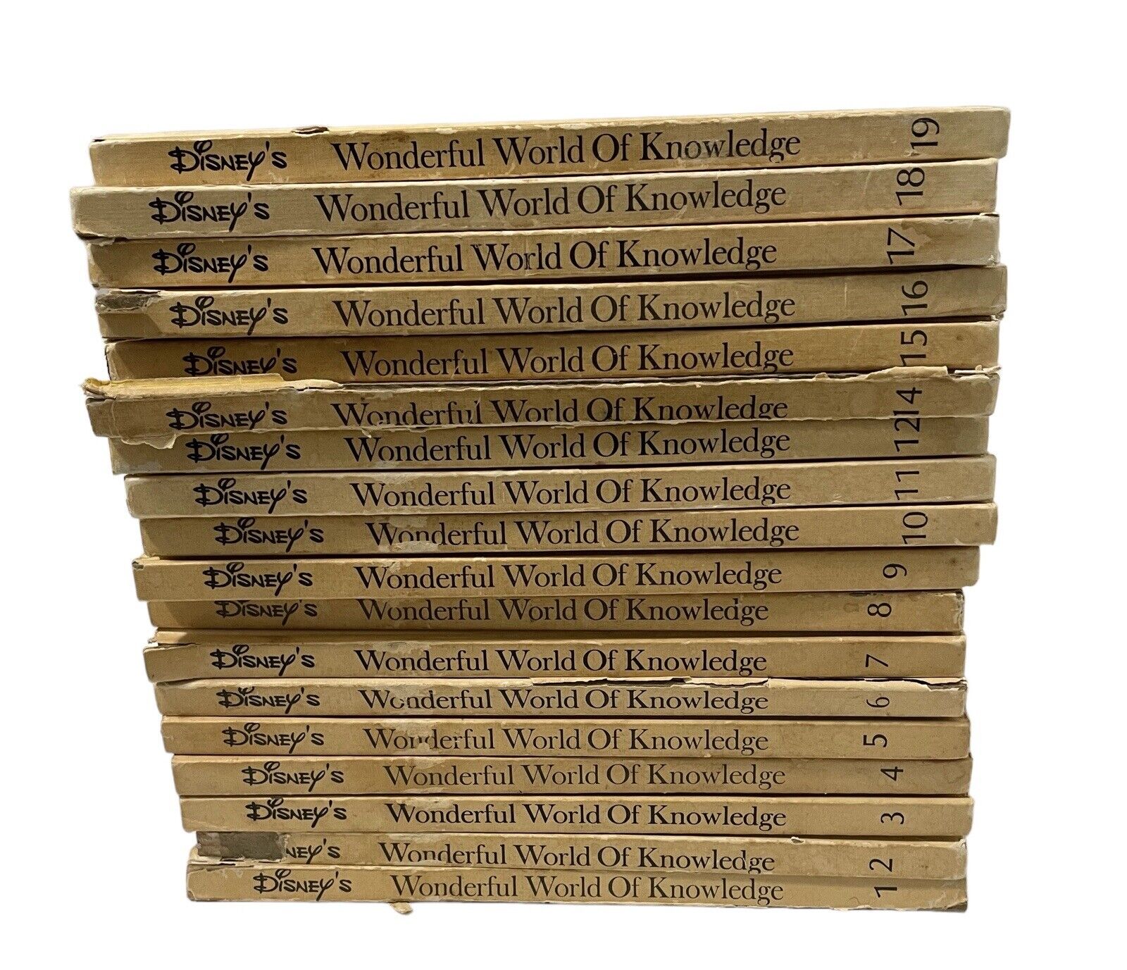 VTG DISNEY'S Wonderful World Of Knowledge 1973 (Volumes 13 & 20 Missing)