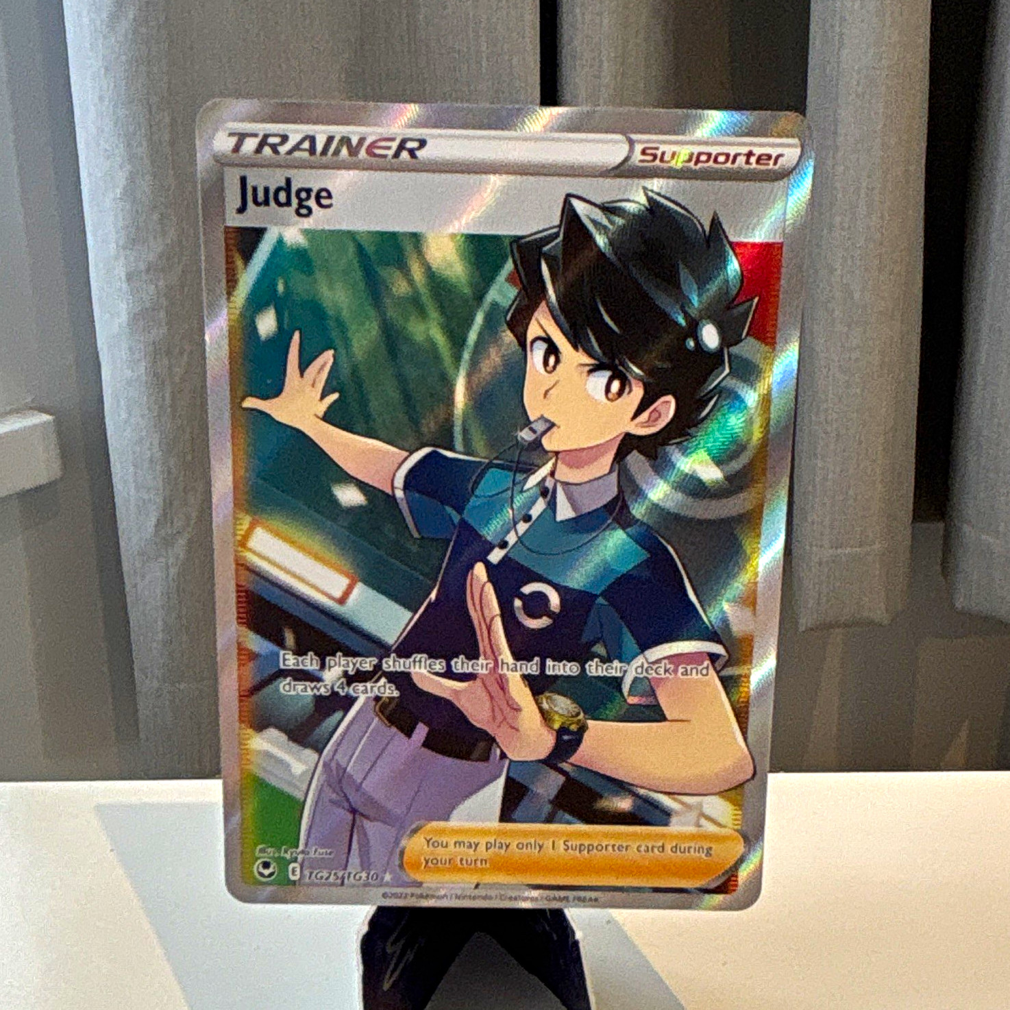 Judge TG25/TG30 Swsh12: Silver Tempest Trainer Gallery Holo Full Art (English)