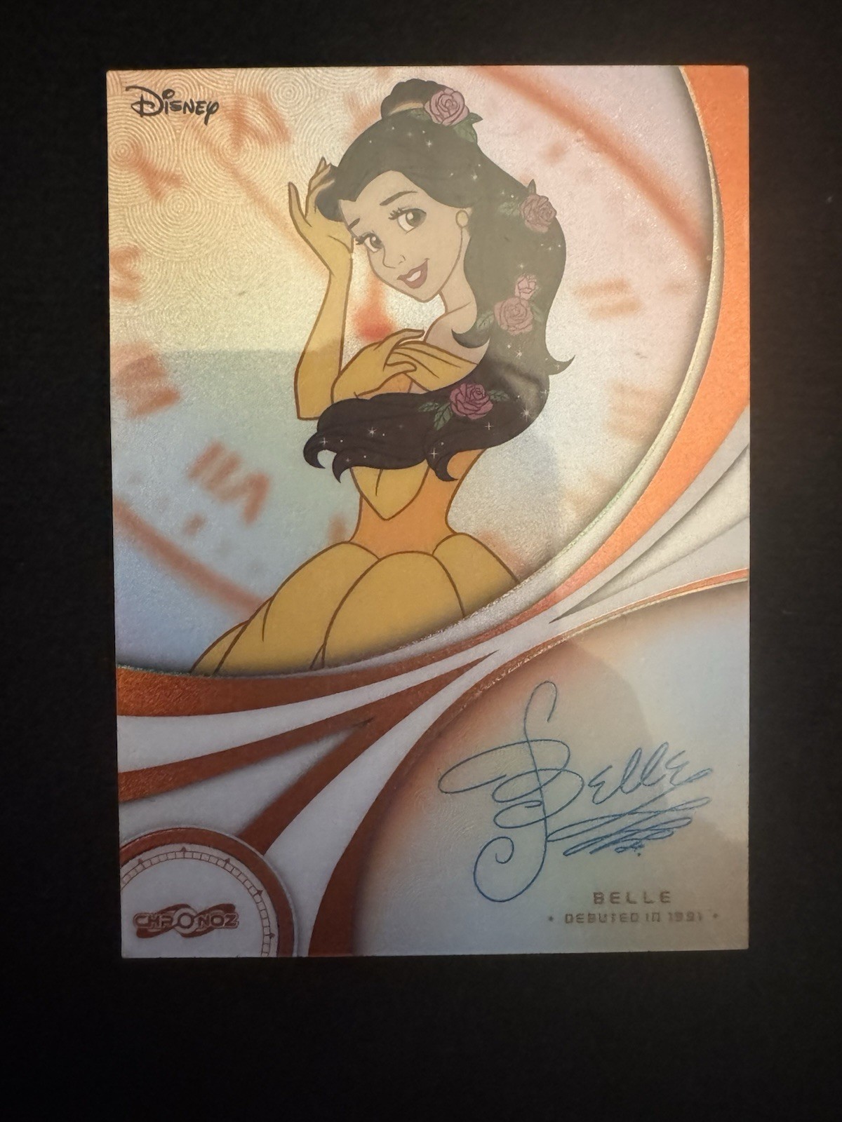 Belle Script Auto Art-Orange /30 CDL-SSO-12 CardFun 2026 ChronoZ Disney Legacy