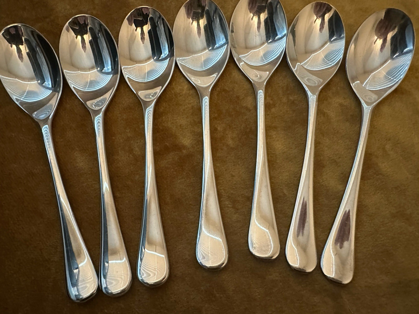 Robert Welch 18/10 Stainless  Province Mirror (7) TEASPOONS