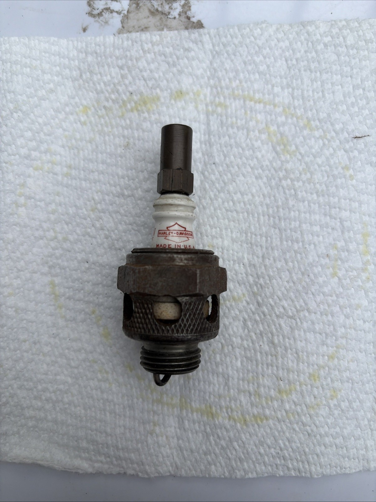 1 Vintage Harley-Davidson Knucklehead Flathead Champion #3 Spark Plug