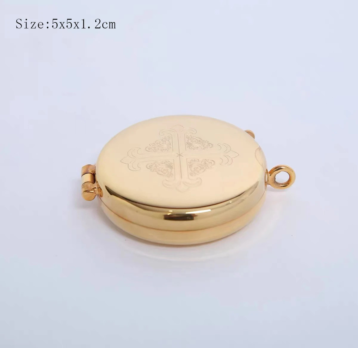 Church Eucharist Holy Box Communion Catholic Brass Mass Altar Decors Supplies