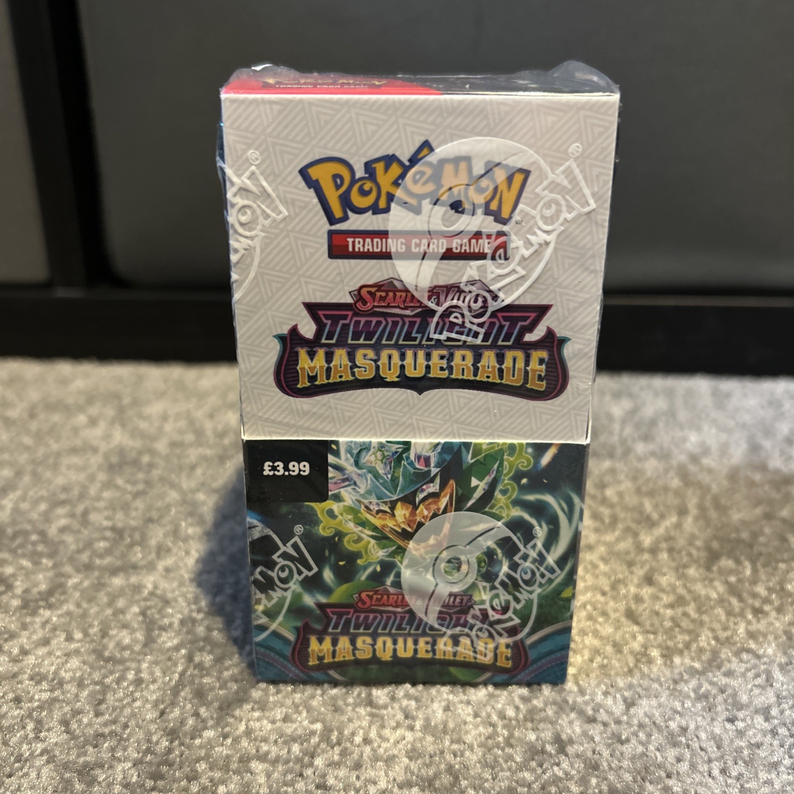 Pokemon Twilight Masquerade Half Booster Box Sealed Hole in Seal