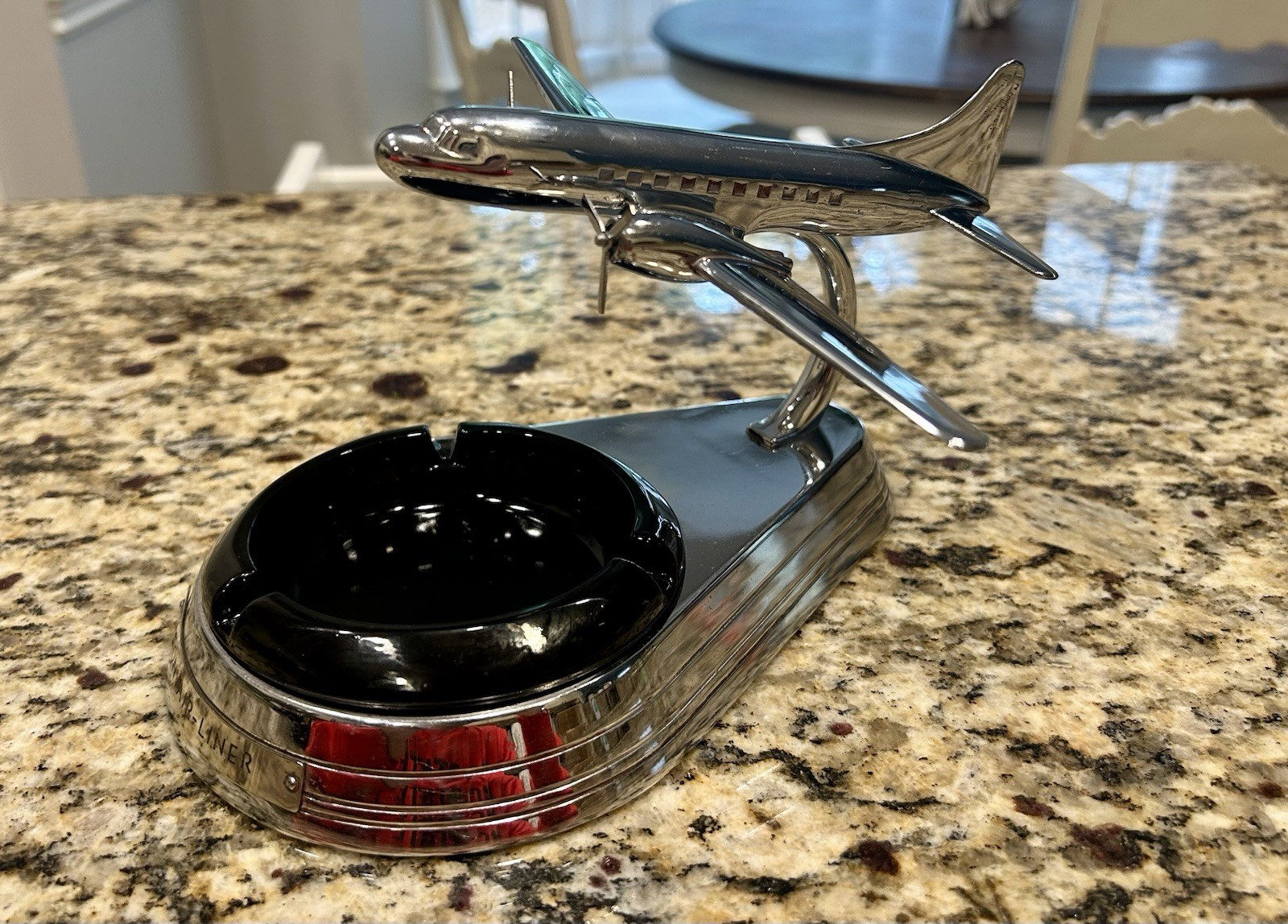 Vintage Convair Airplane Allyn Sales Ashtray, Near - Mint