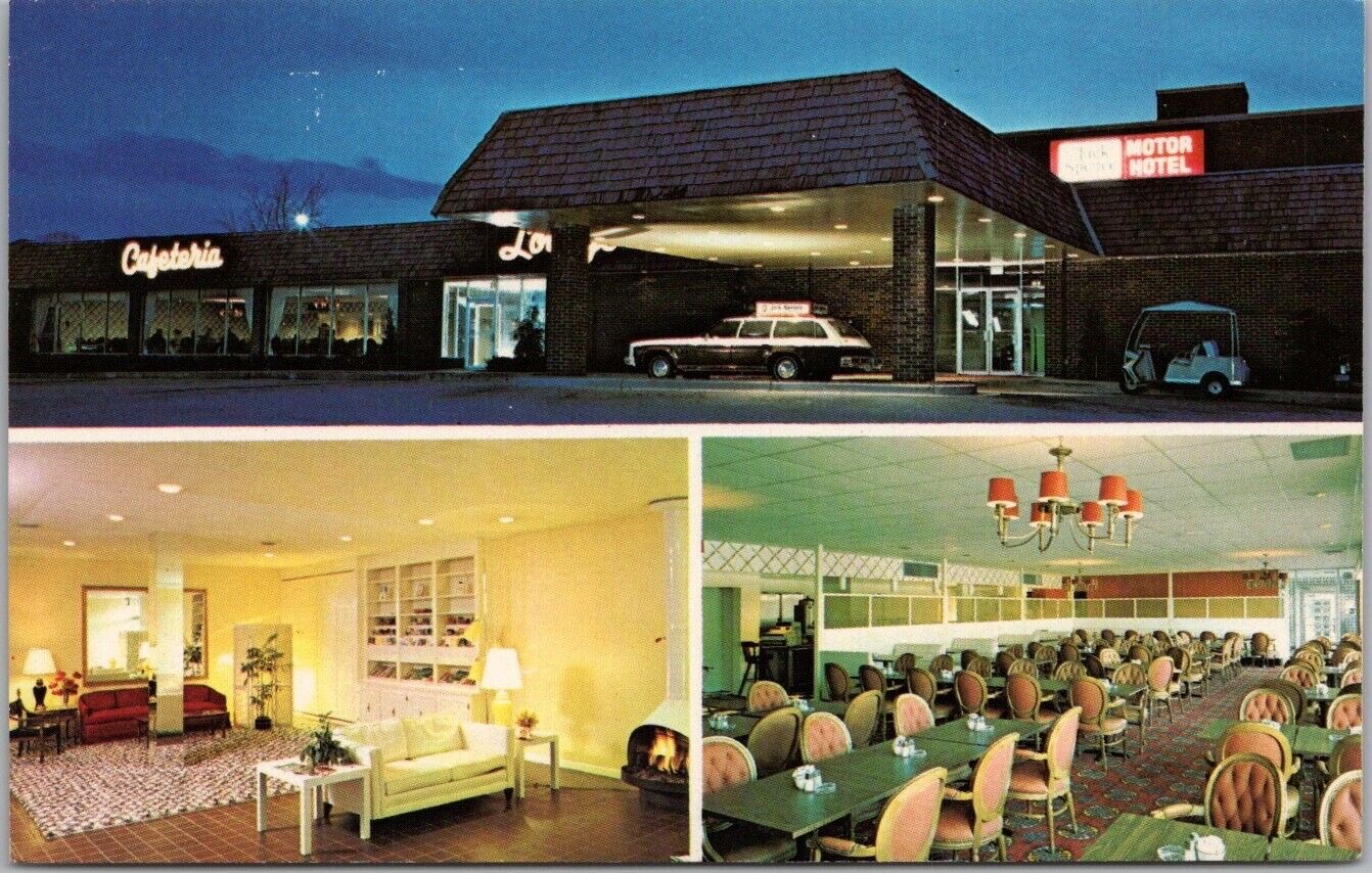 Nashville, Tennessee Postcard JACK SPENCE MOTOR HOTEL Multi-View / Dated 1976