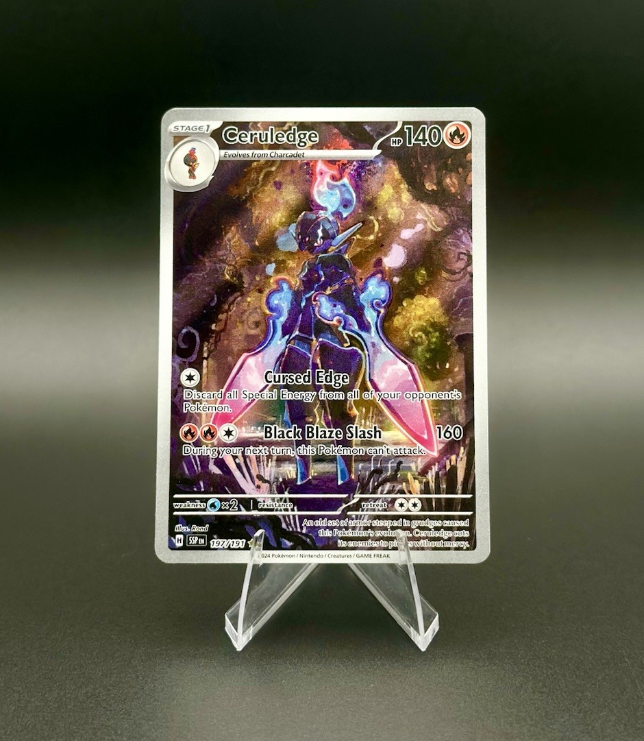 Ceruledge 197/191 Surging Sparks Illustration Rare Pokemon Card NM