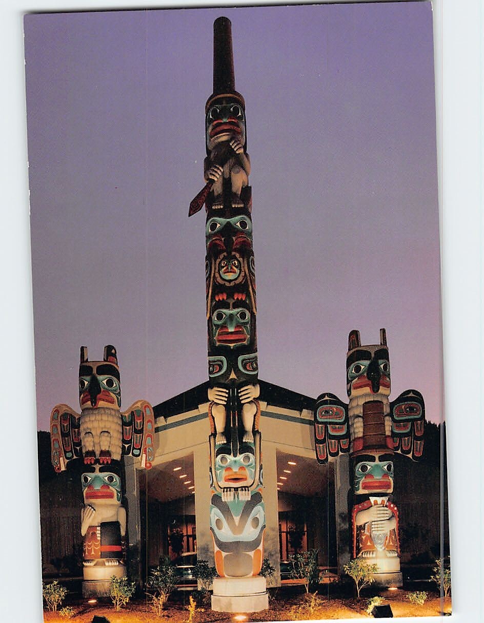 Postcard Seven Cedars Casino Squim Washington USA