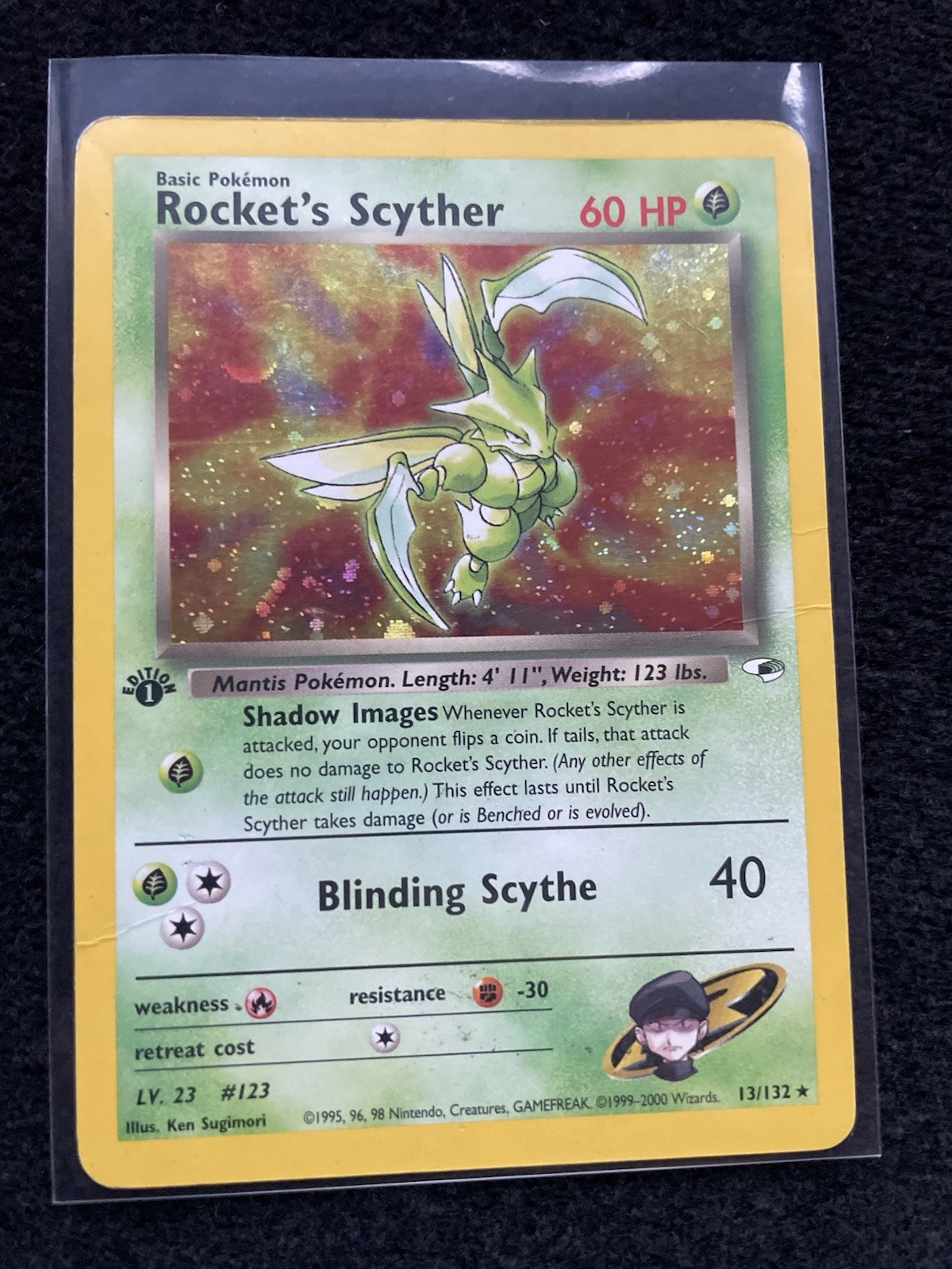 Rockets Scyther 13/132 Gym Heroes 1st Edition - English