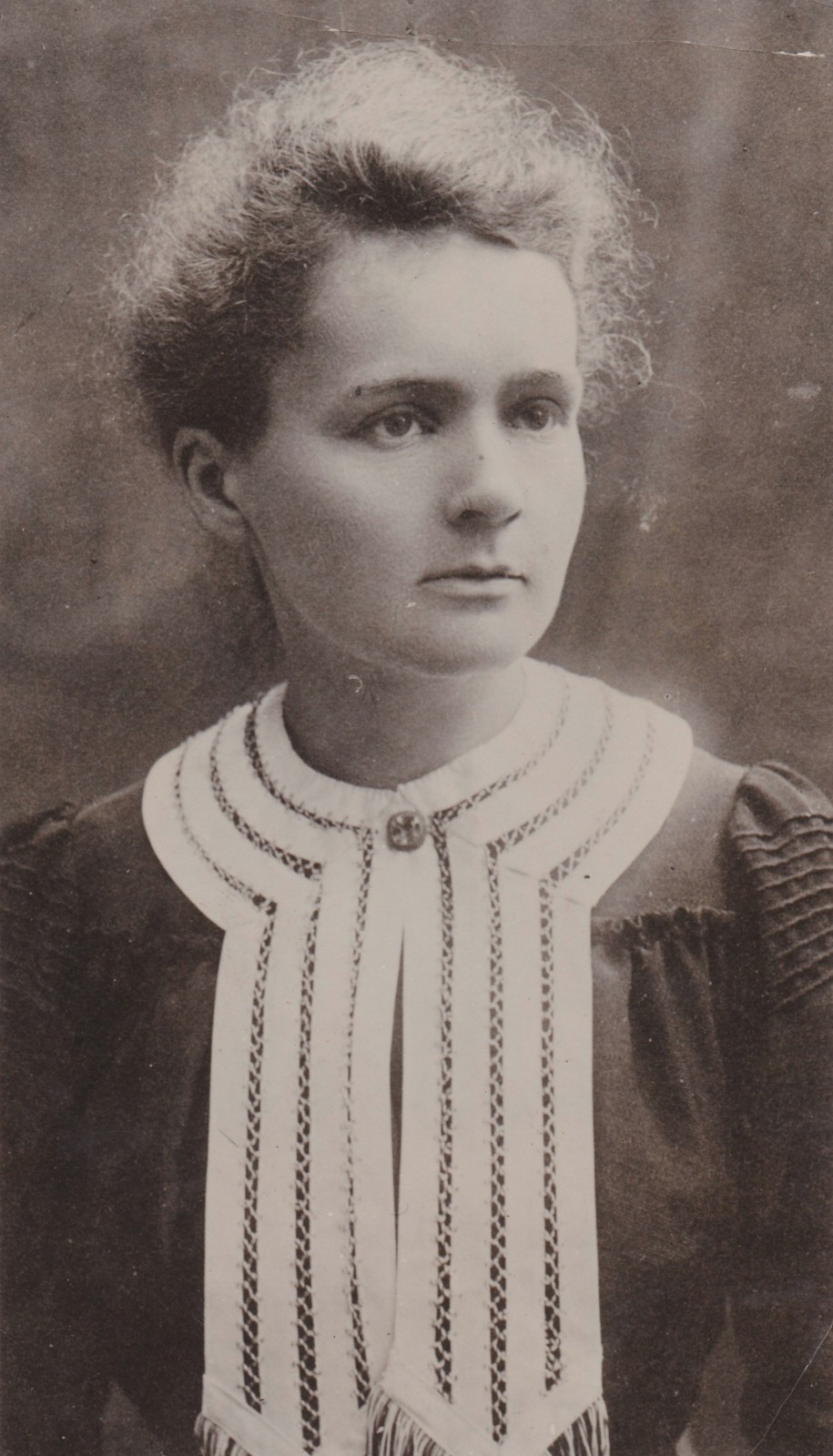 1915 Press Photo Nobel Prize Winner, Chemist Marie Curie, Discovered Radium