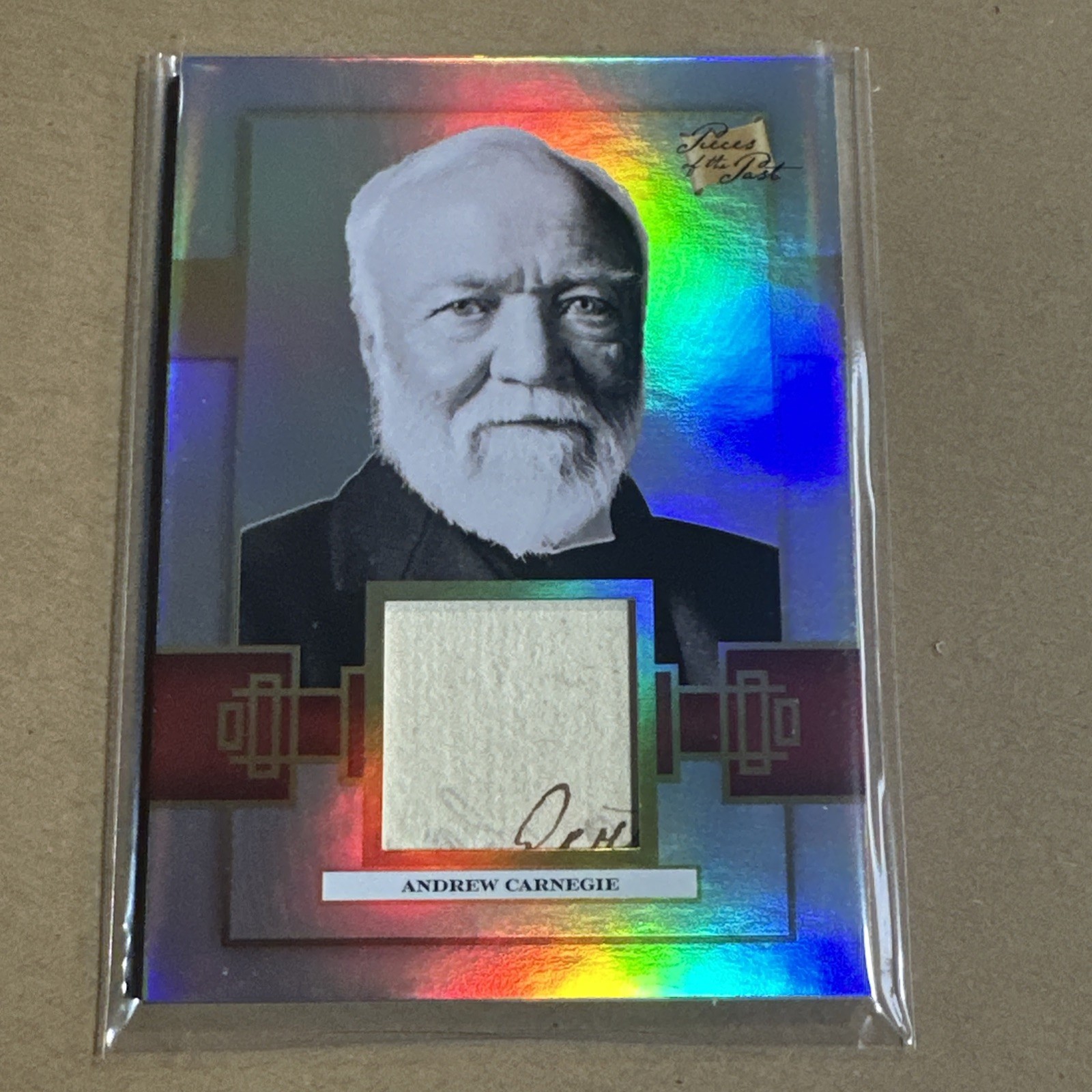2026 Pieces of the Past Historical Premium Andrew Carnegie Relic #317