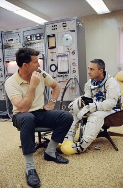 Astronaut Virgil I Grissom command pilot of Gemini-Titan 3 three-o- Old Photo
