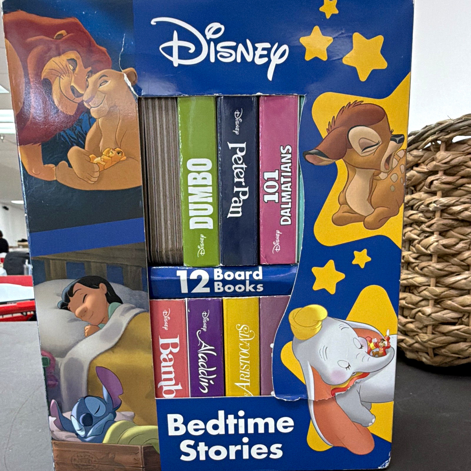 Disney Bedtime Stories 12-Book Board Books Box Set (Disney Franchise) 2026