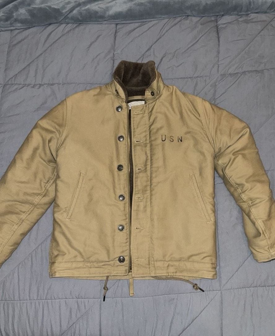 Vintage 1944 1st Pattern WWII USN N-1 Deck Jacket SZ 40 – The Barn ...