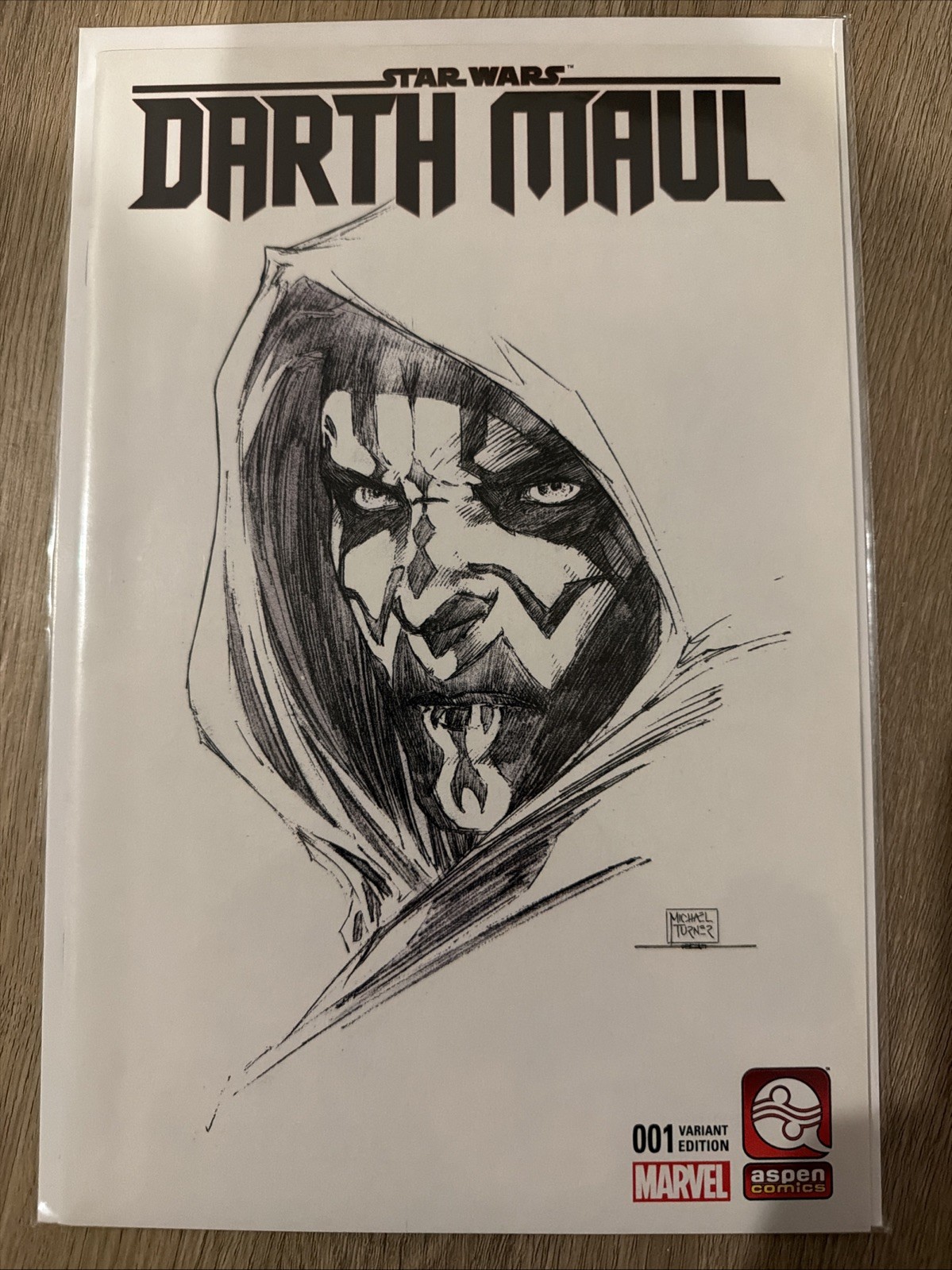 Star Wars: Darth Maul #1 Aspen Comics Exclusive Michael Turner Sketch Variant