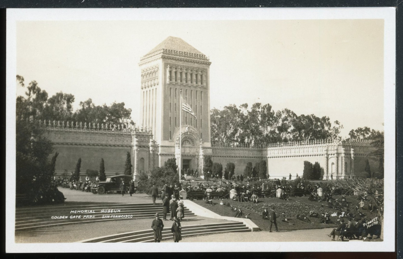 RPPC 1930-50 Japanese Tea Garden Golden Gate Park San Francisco CA Postcard M974