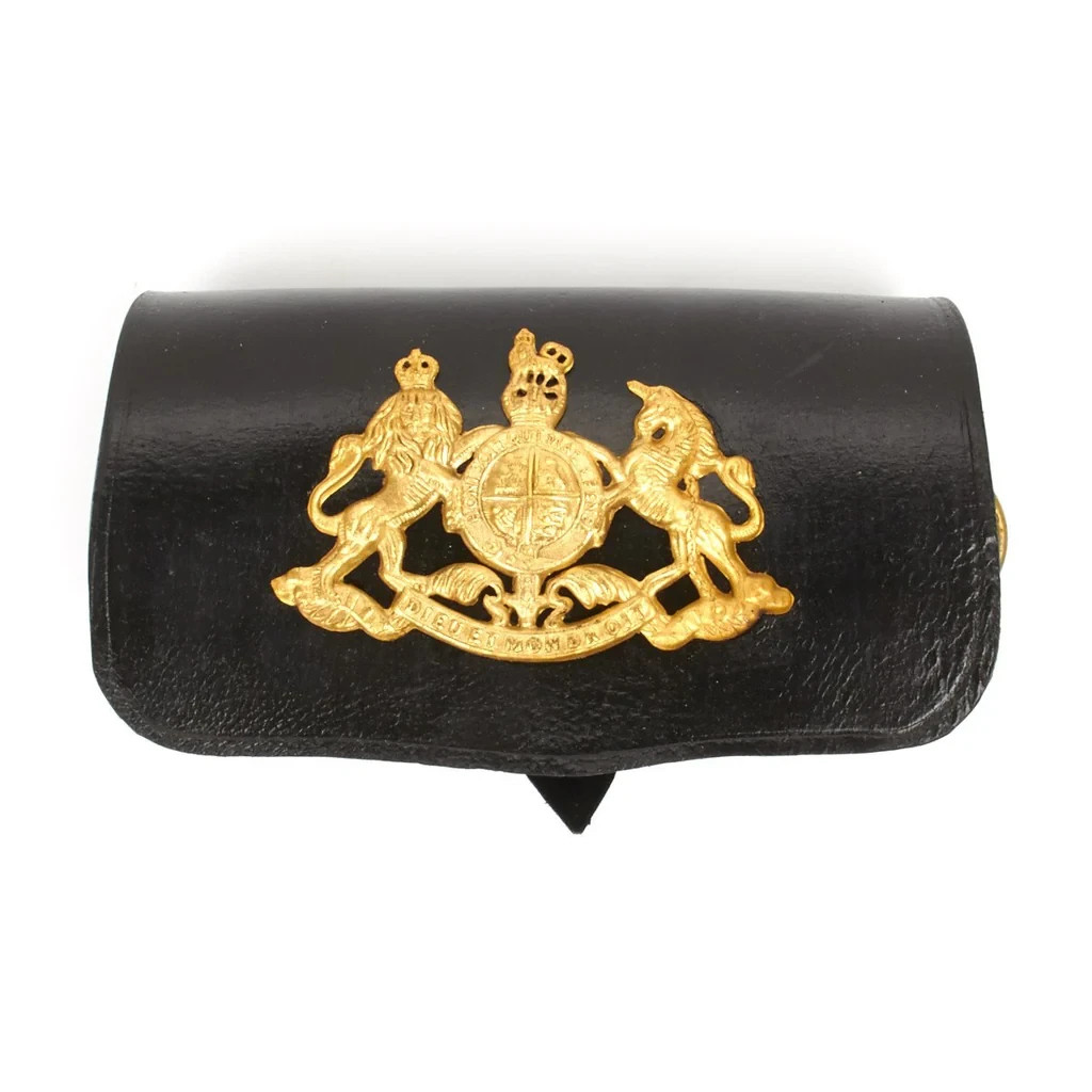 British Royal Life Guard Leather Document Pouch Reproduction