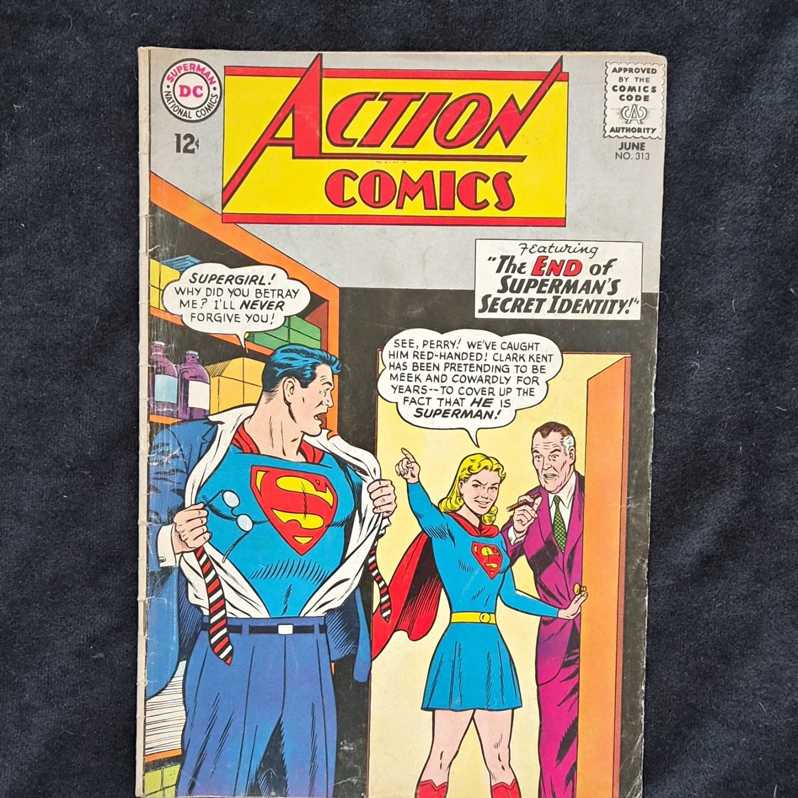 DC Action Comics #313 1964 The End of Superman's Secret Identity Superman DC Action Comics #313 1964 The End of Superman's Secret Identity Superman