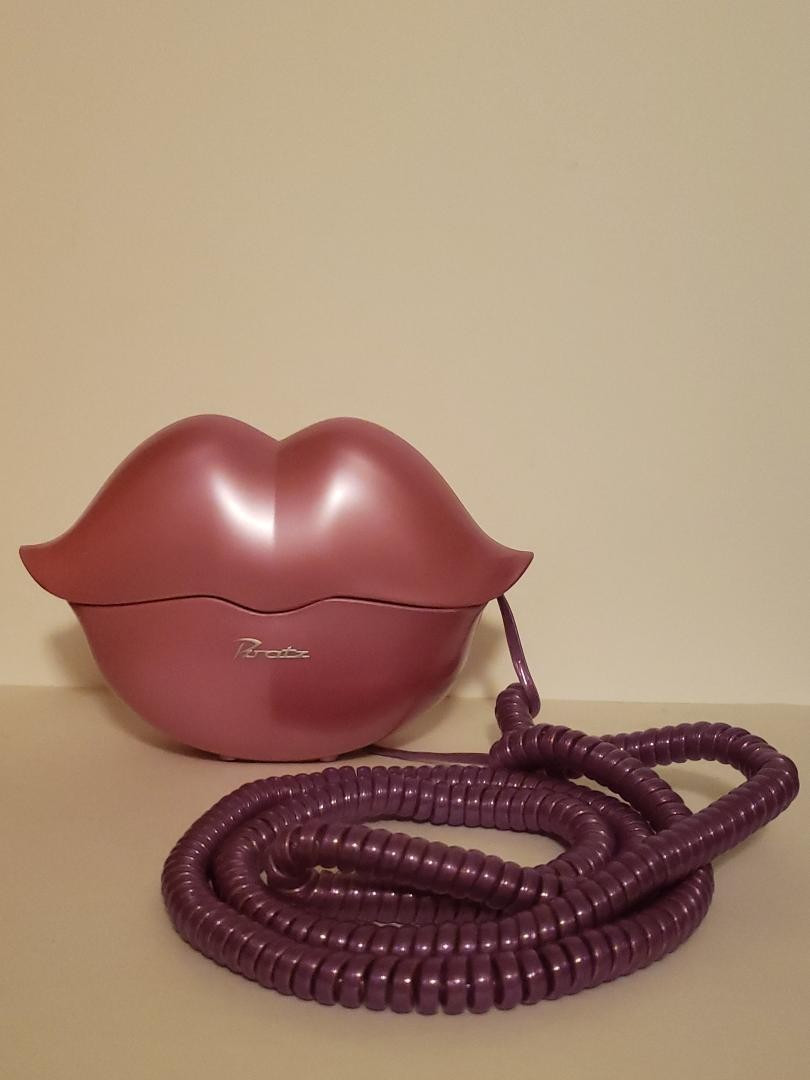 2003 Bratz Doll Lips Real Telephone MGA Entertainment Phone TESTED WORKS GREAT