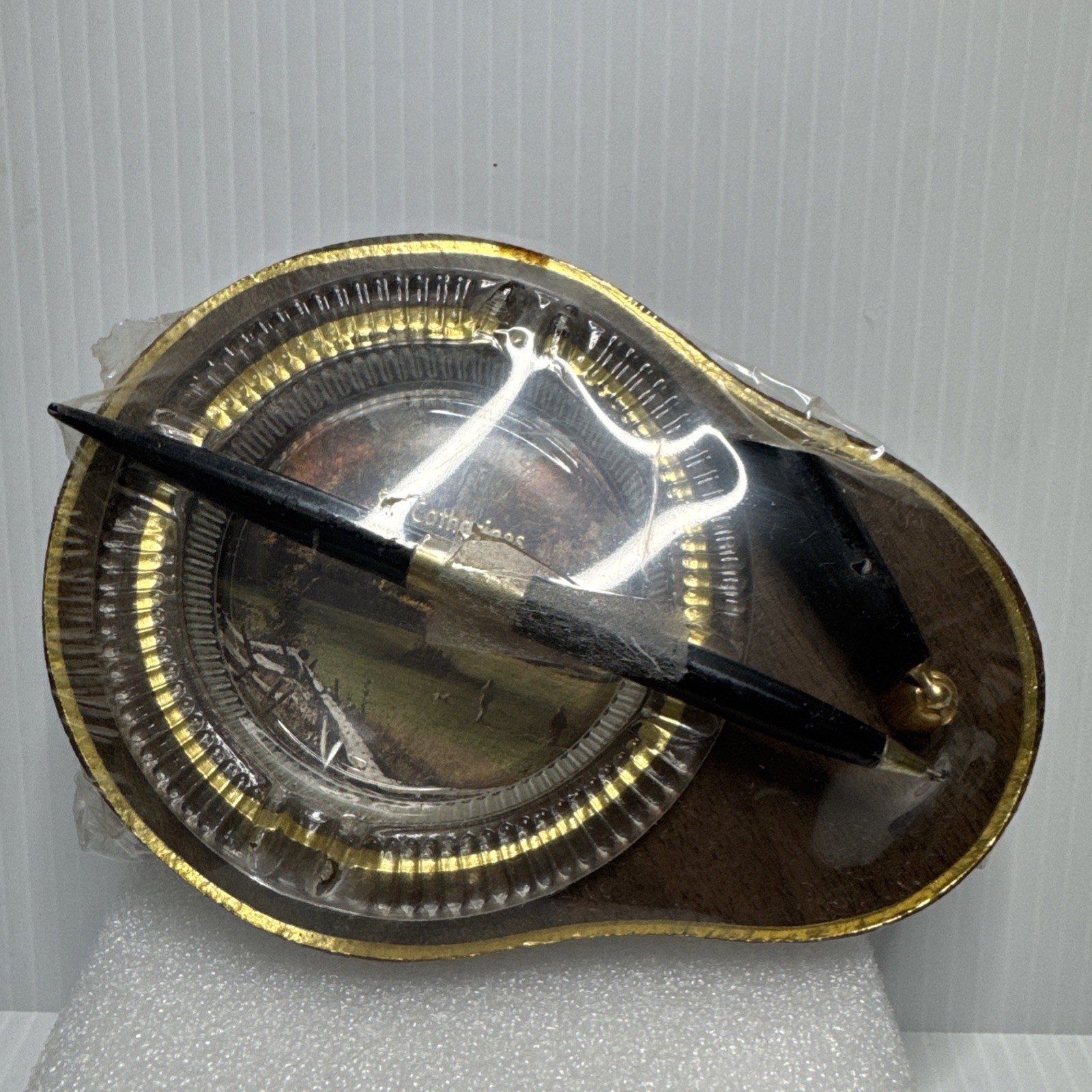 Vintage Marketing Ashtray/ Pen Set “ST. CATHARINES”  Ontario Canada (New Sealed)