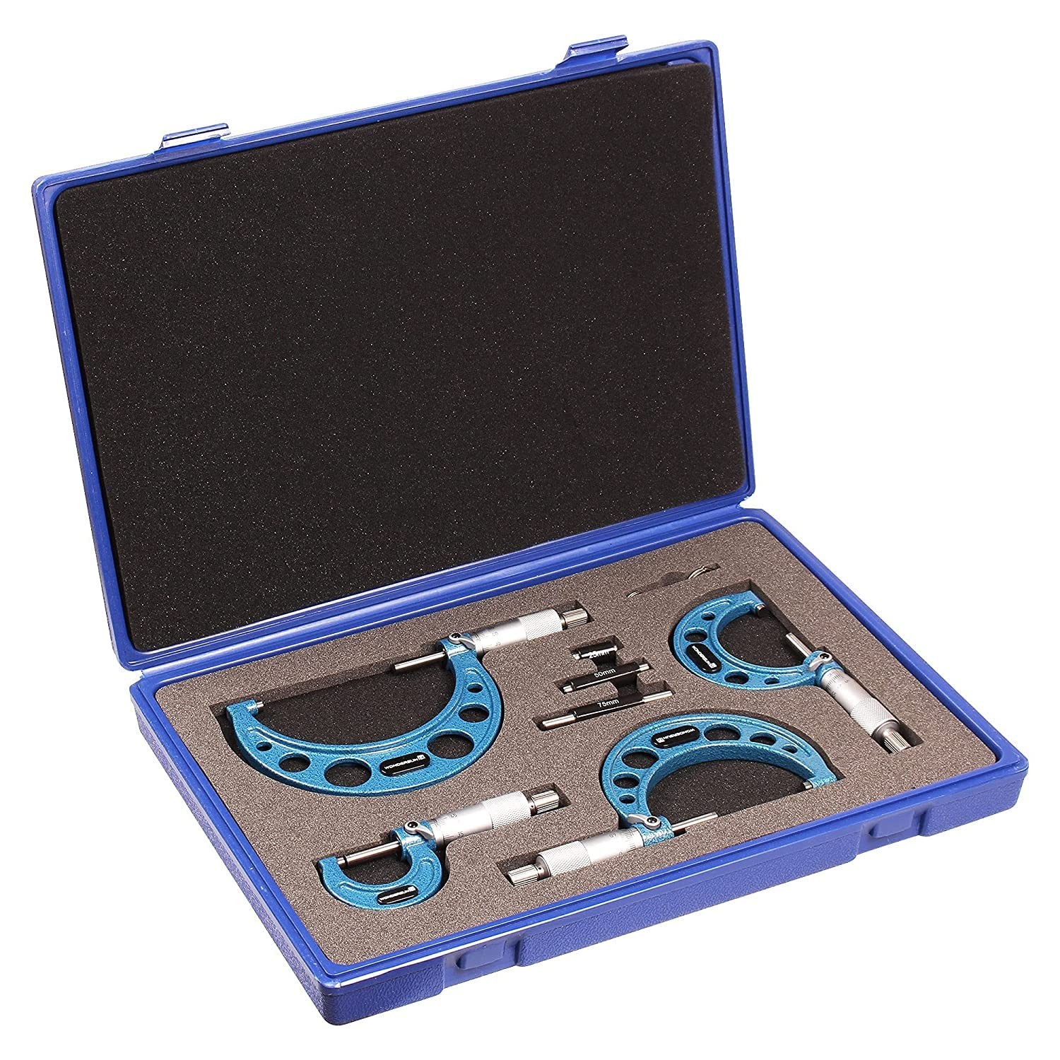 4 Piece Outside Micrometer Set 0-4in Machinist Tool 4 Piece Outside Micrometer Set 0-4in Machinist Tool