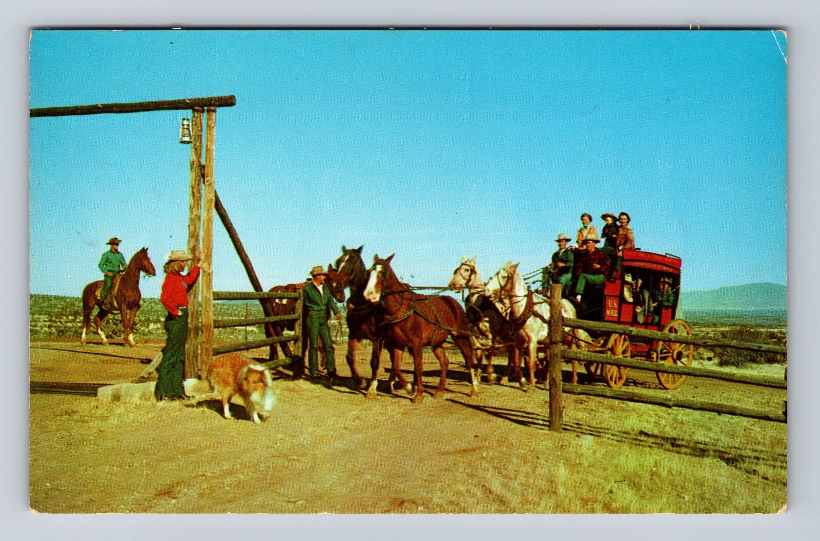 AZ-Arizona, Old West Carriage, Antique, Vintage Souvenir Postcard