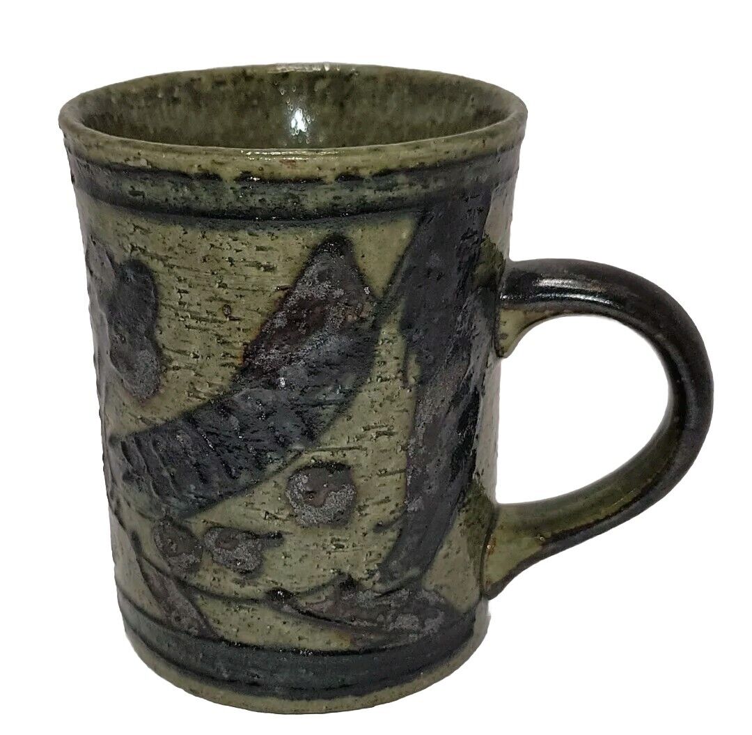 Vintage OMC Japan Otagiri Hand Painted Stoneware Cup Mug
