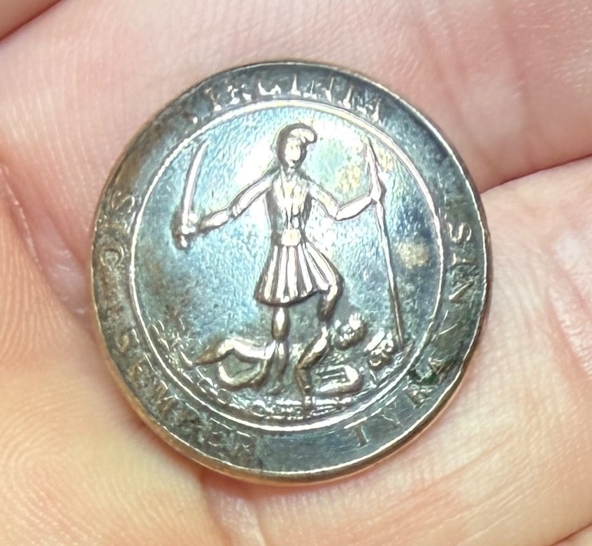 Virginia Militia Pre Civil War Coat Button