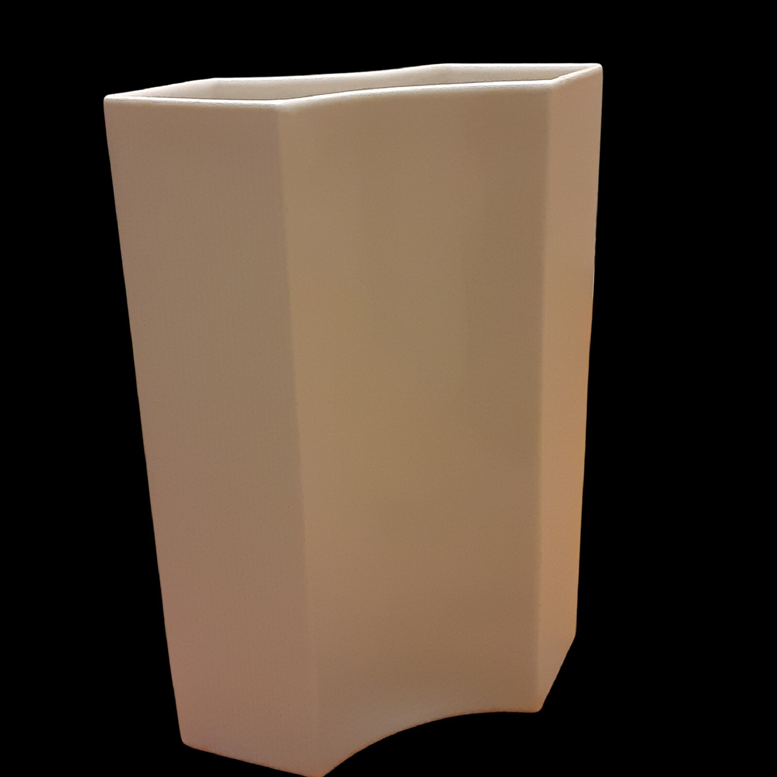 Rare Vintage Rosenthal White Porcelain Shaped Vase, 9\